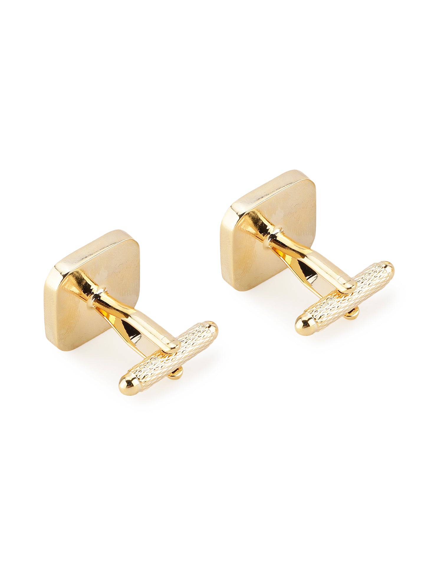Alvaro Castagnino Maroon & Silver Coloured Cufflink for Men
