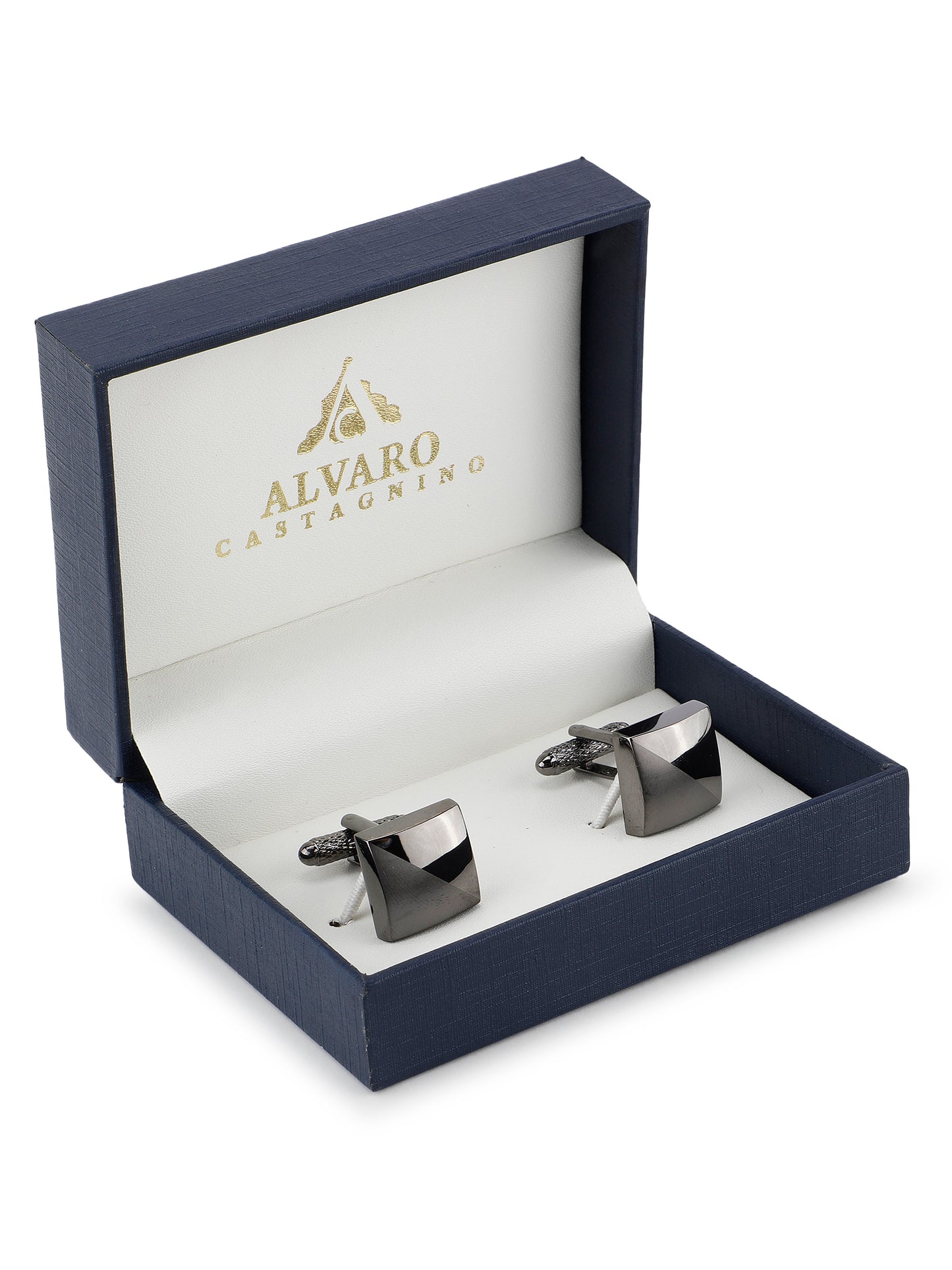 Alvaro Castagnino Silver Coloured Cufflink for Men
