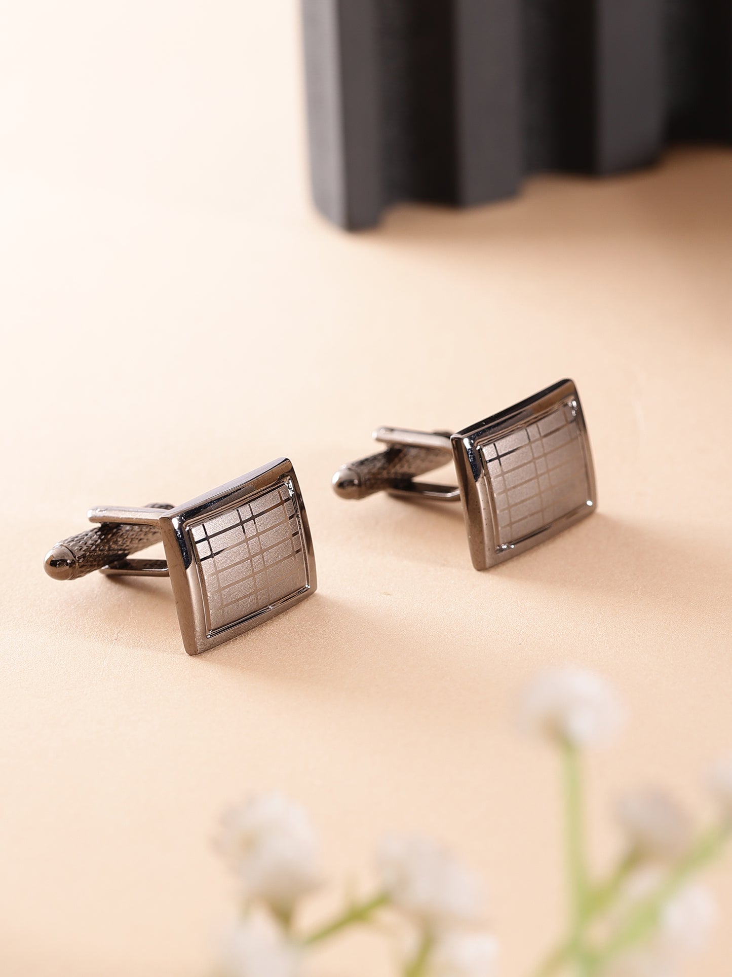 Alvaro Castagnino Silver Coloured Cufflink for Men
