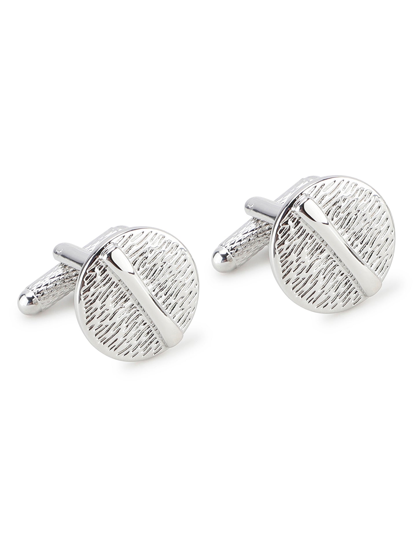 Alvaro Castagnino Silver Coloured Cufflink for Men