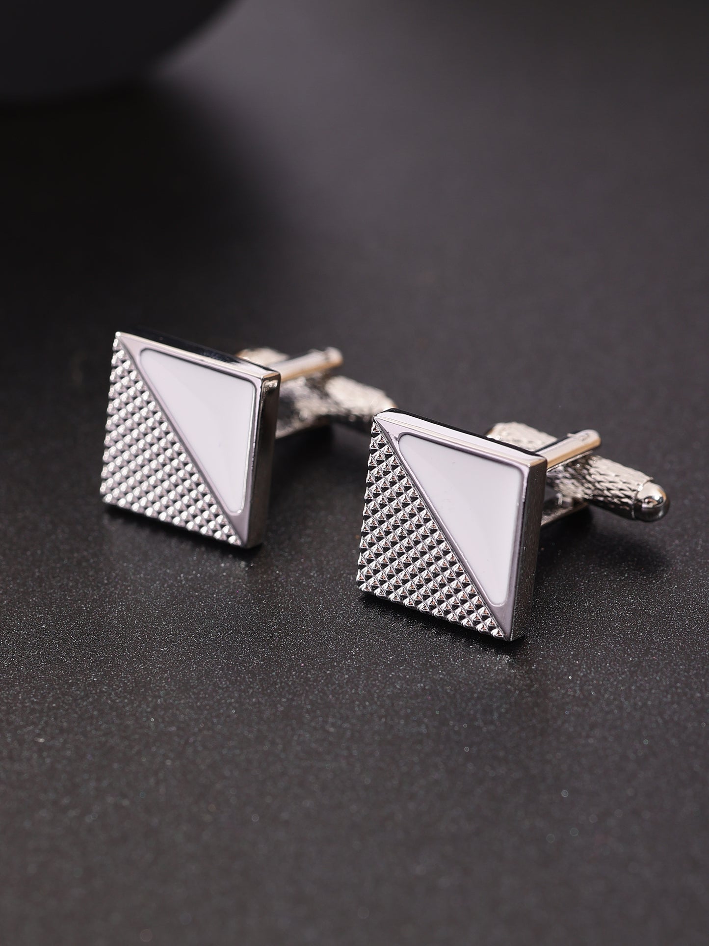 Alvaro Castagnino Silver Coloured Cufflink for Men