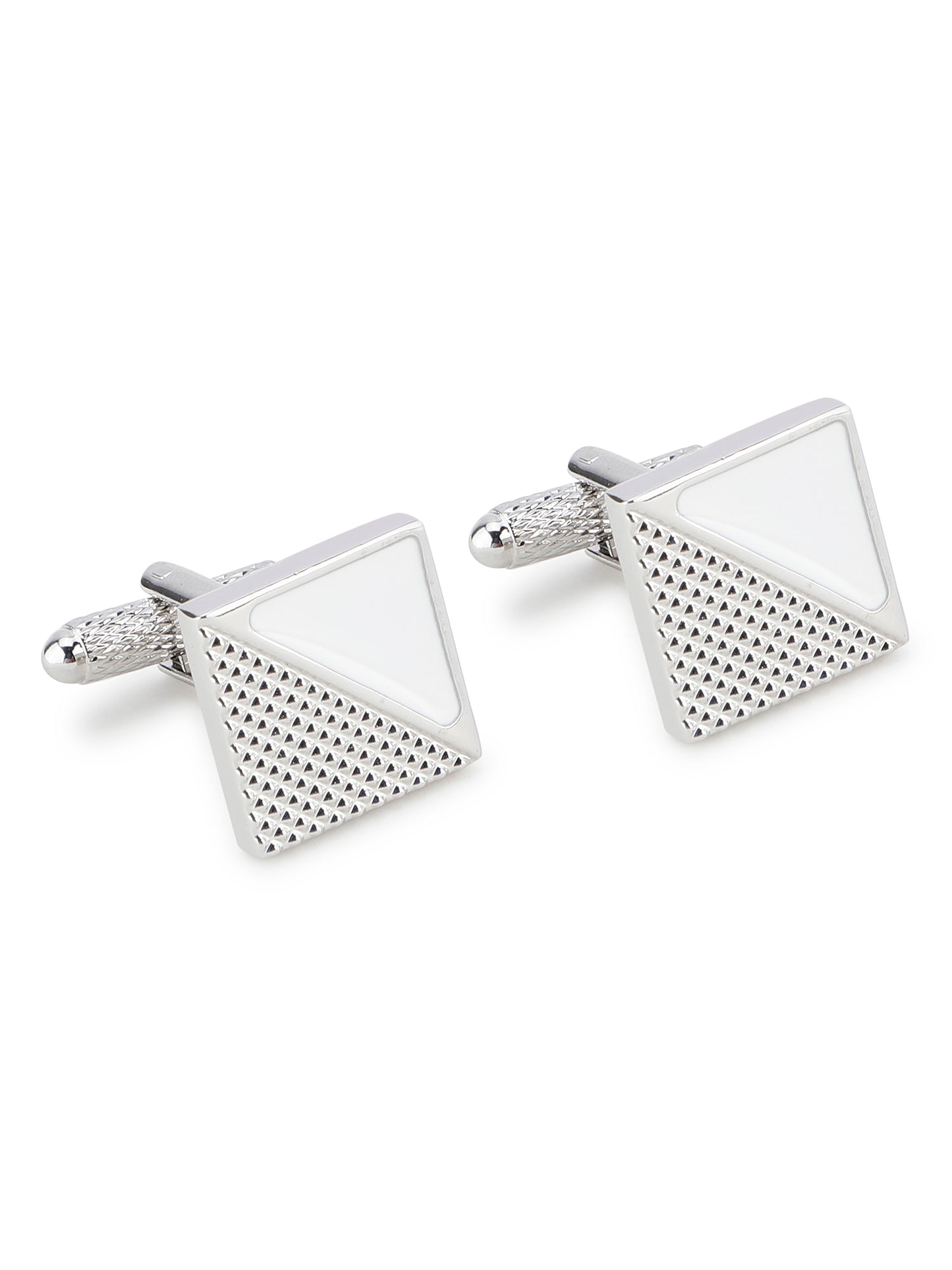 Alvaro Castagnino Silver Coloured Cufflink for Men