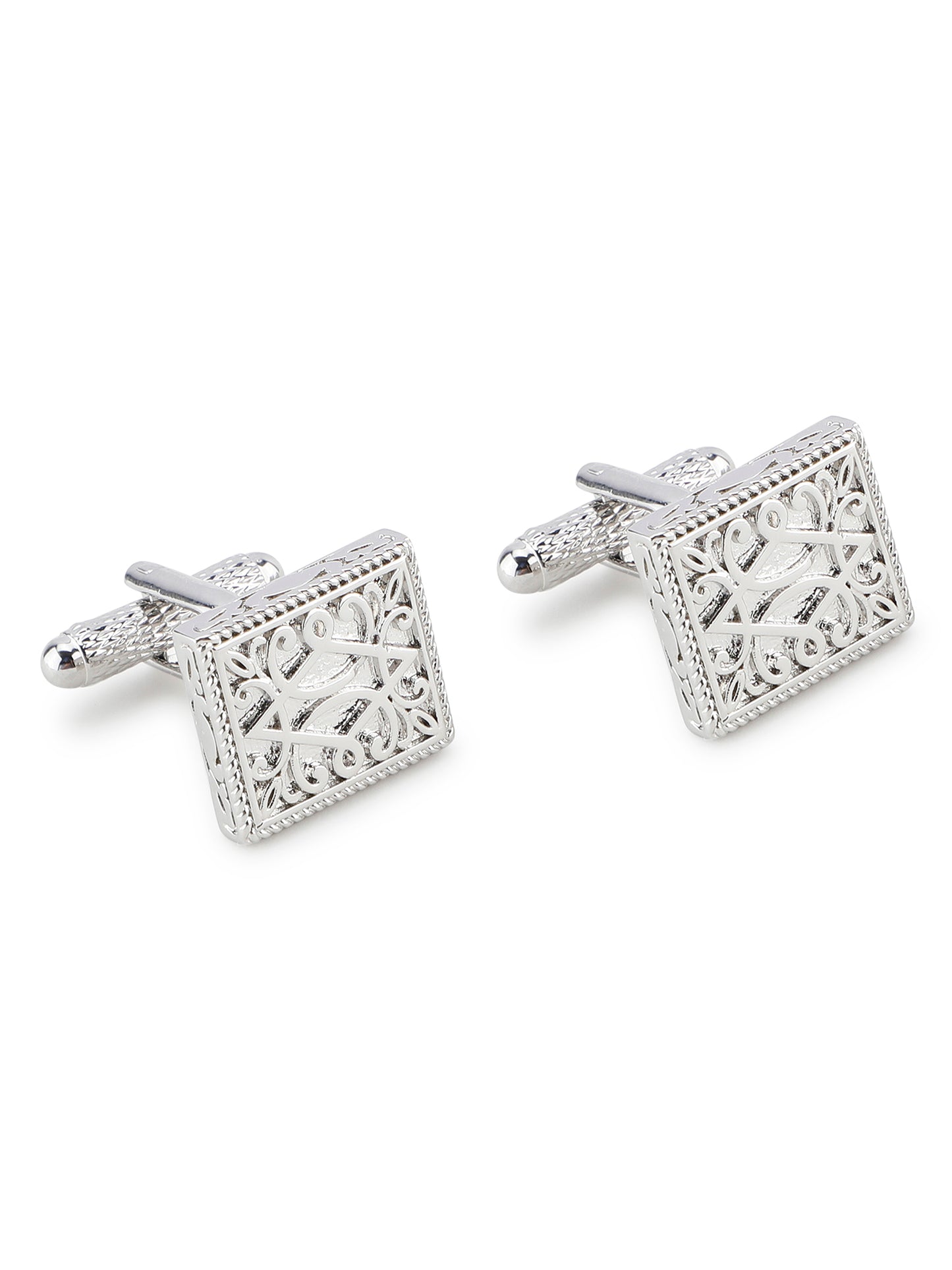 Alvaro Castagnino Silver Coloured Cufflink for Men