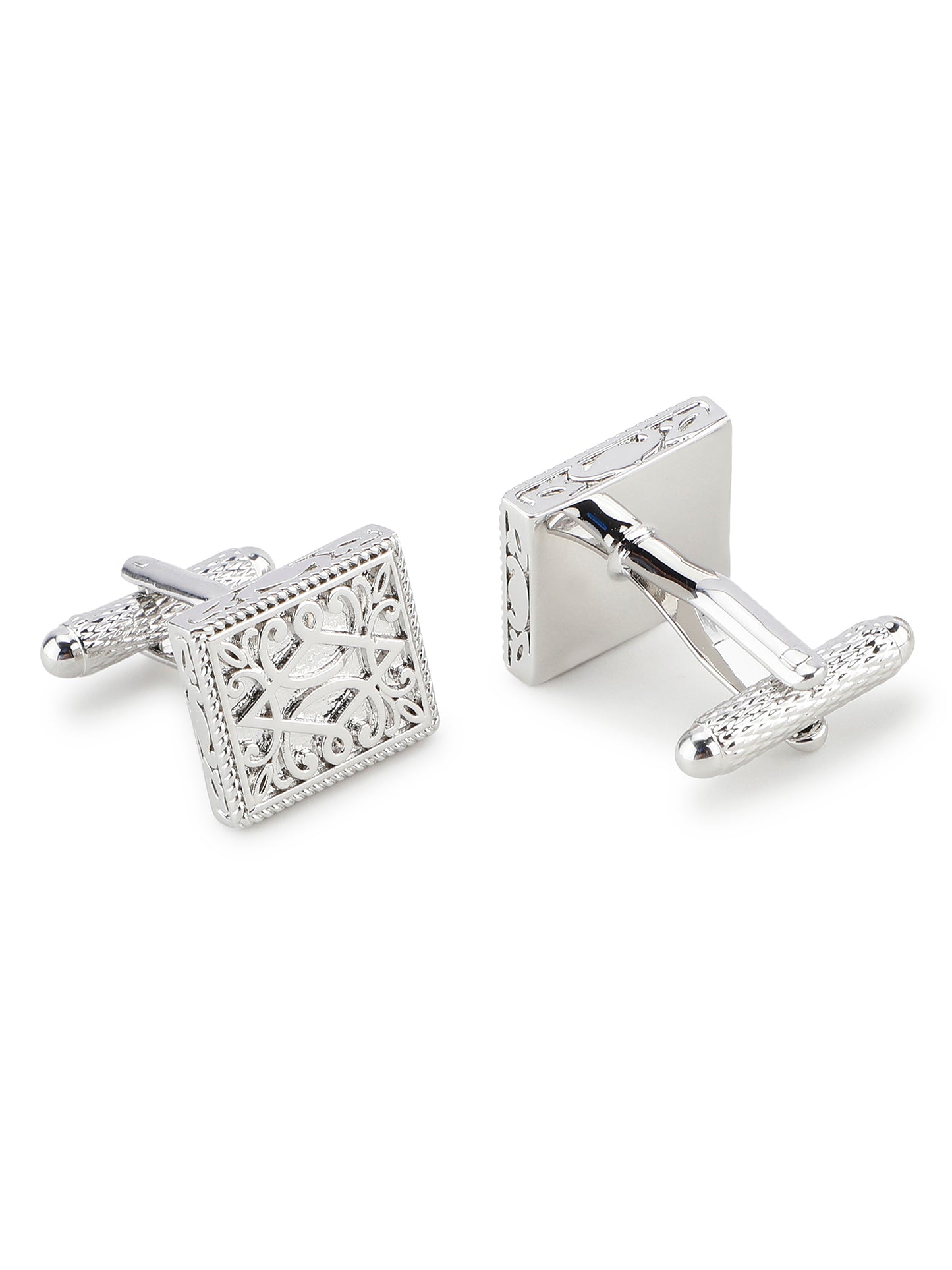 Alvaro Castagnino Silver Coloured Cufflink for Men