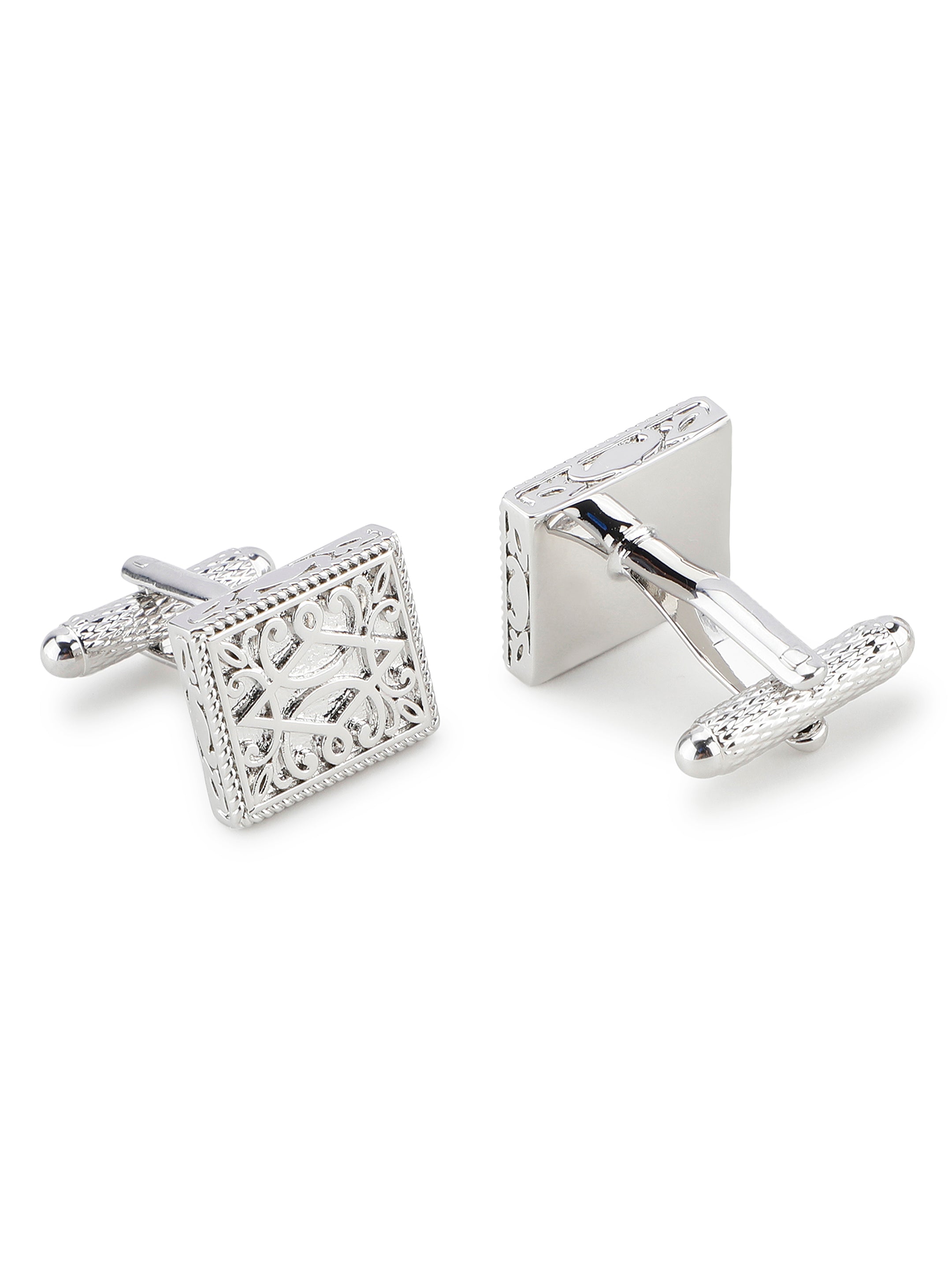 Engraved Square Designer Cufflink