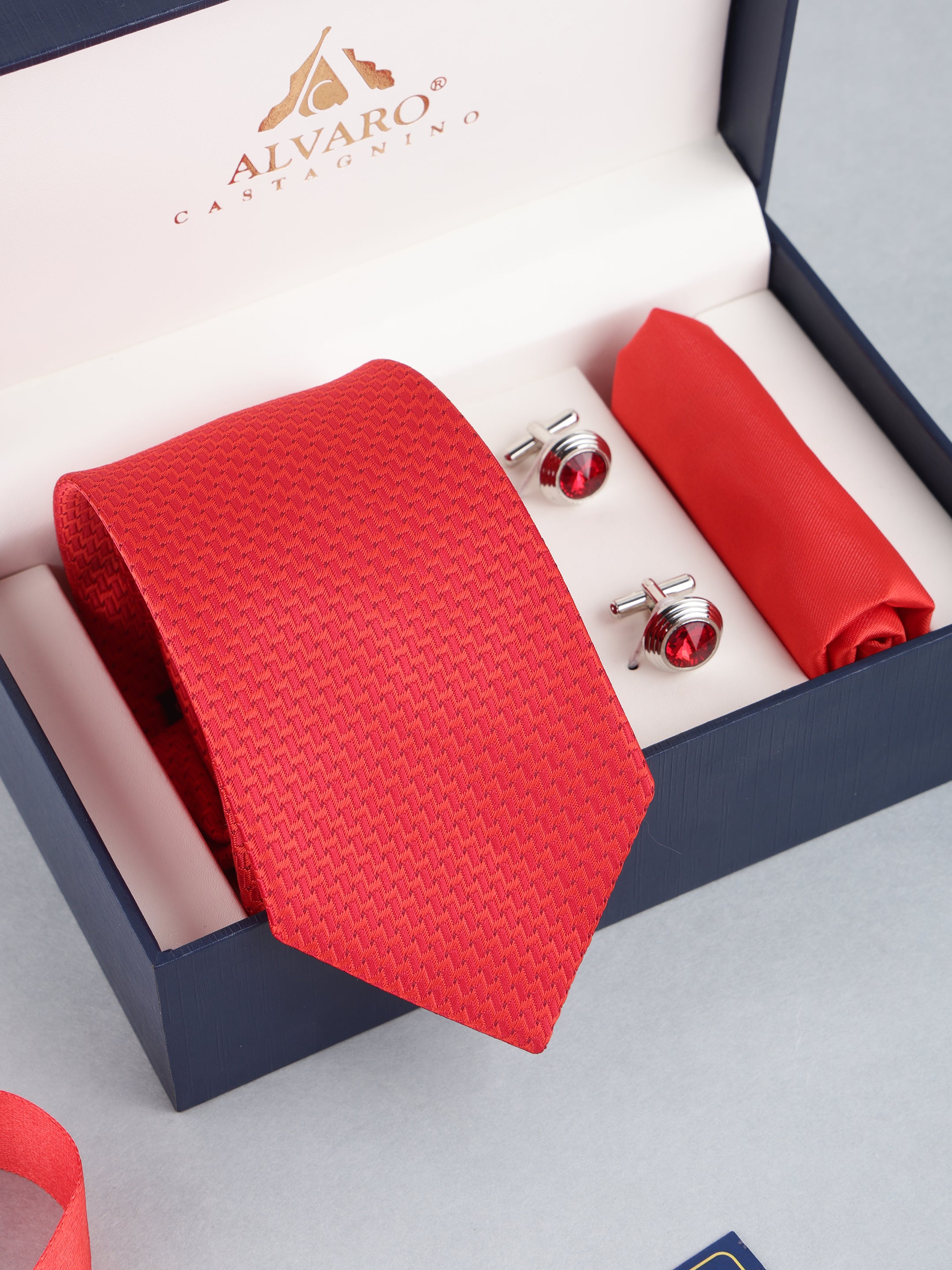 Red Classic Necktie Gift Set