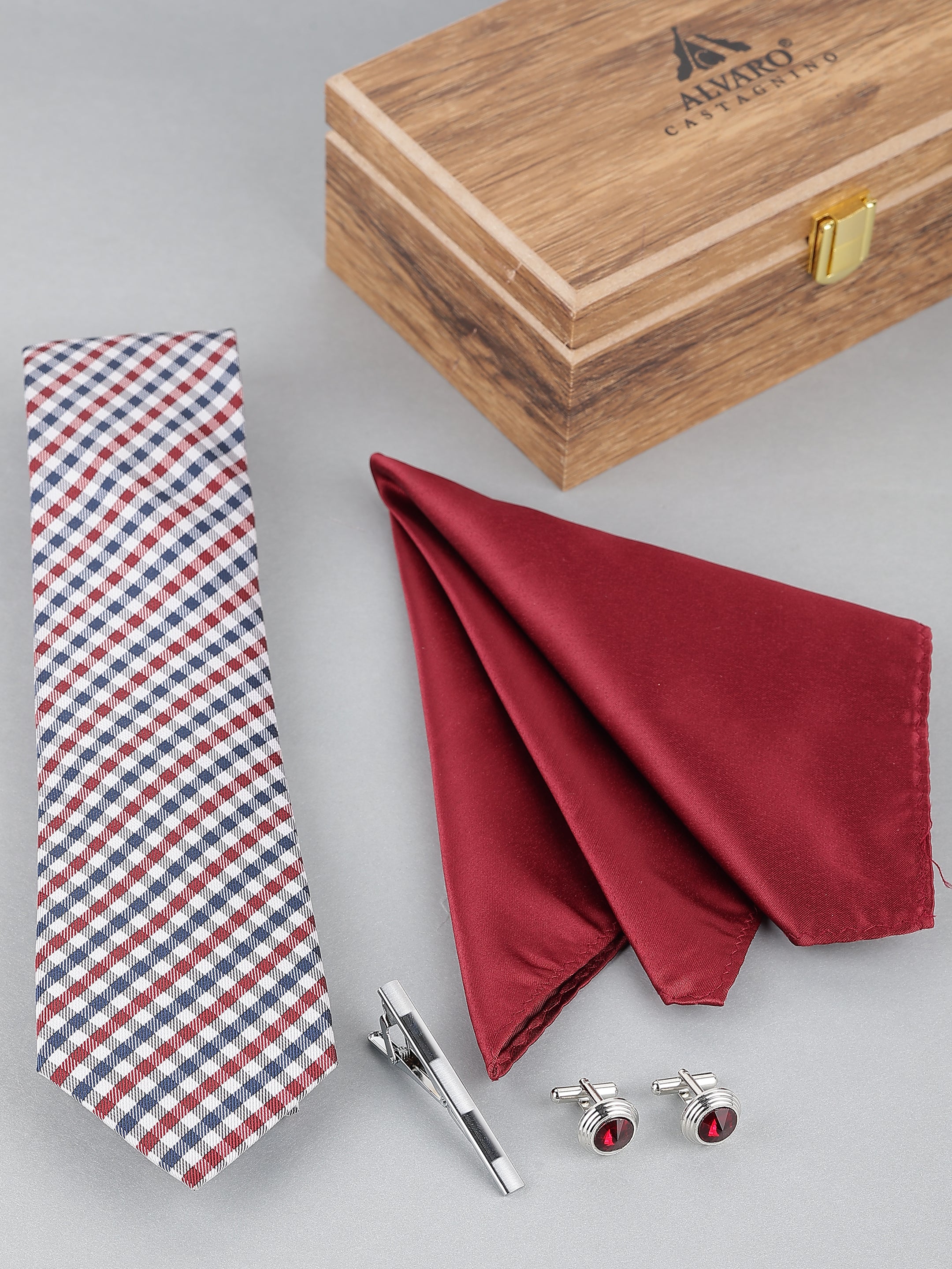 Checked Pattern Gift Set