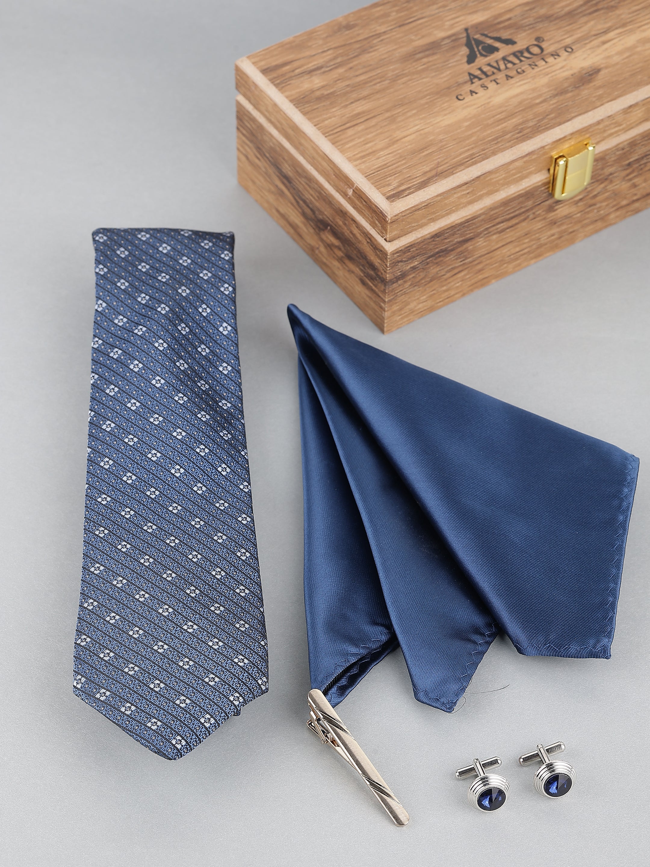 Blue Diamond Twill Gift Set