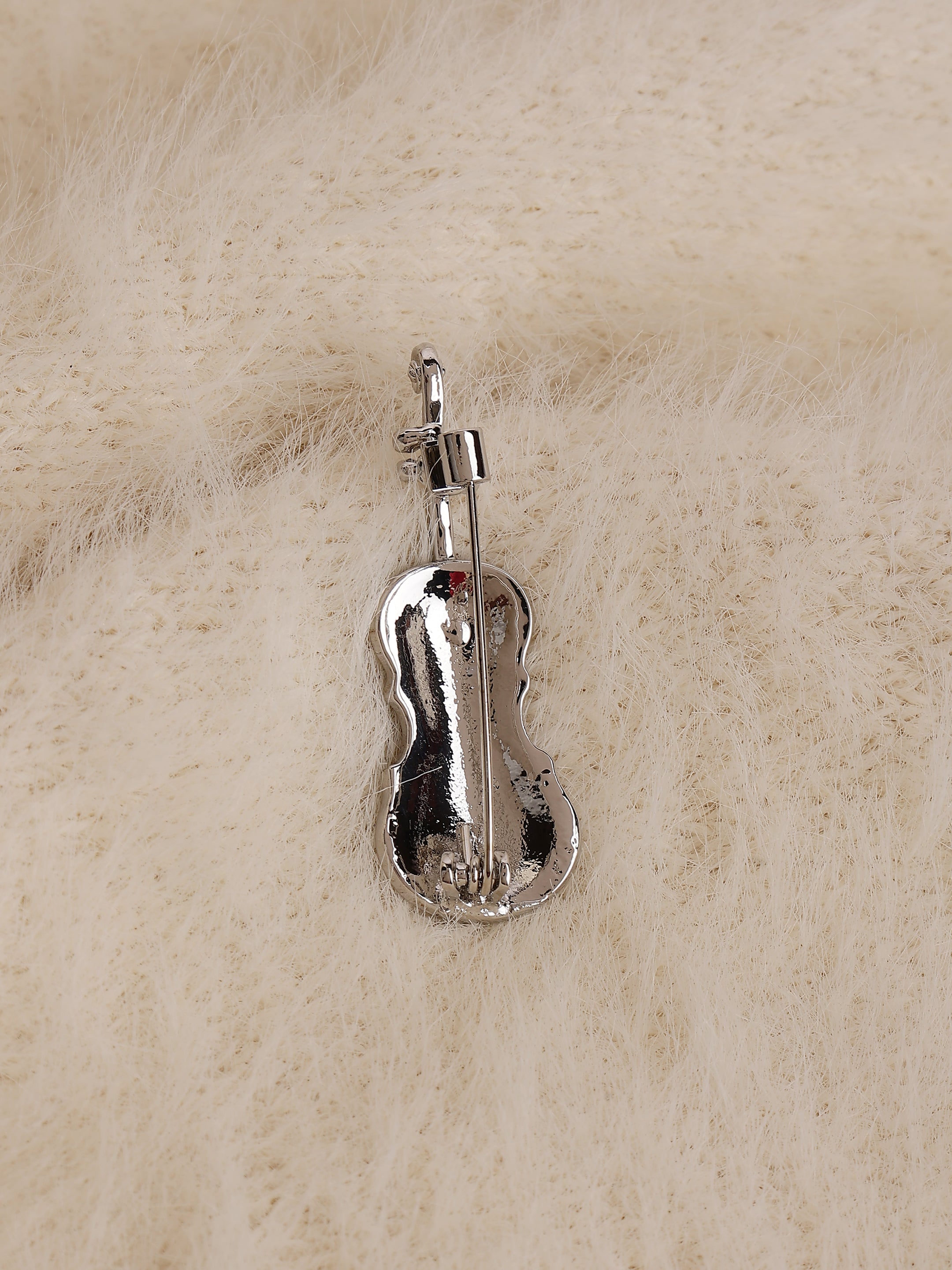 Onyx Black Cello Brooch