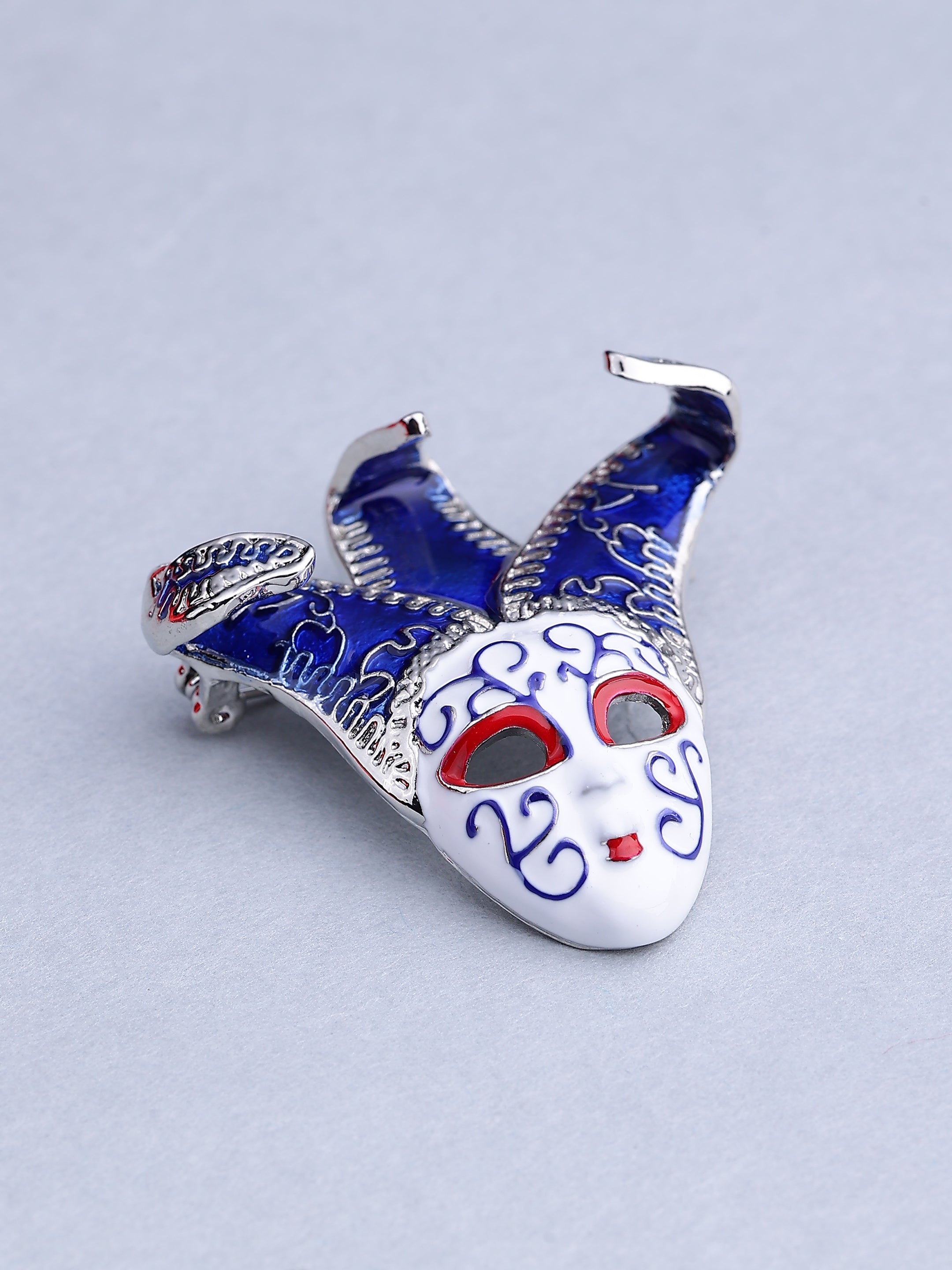 Venetian Jester Mask Brooch