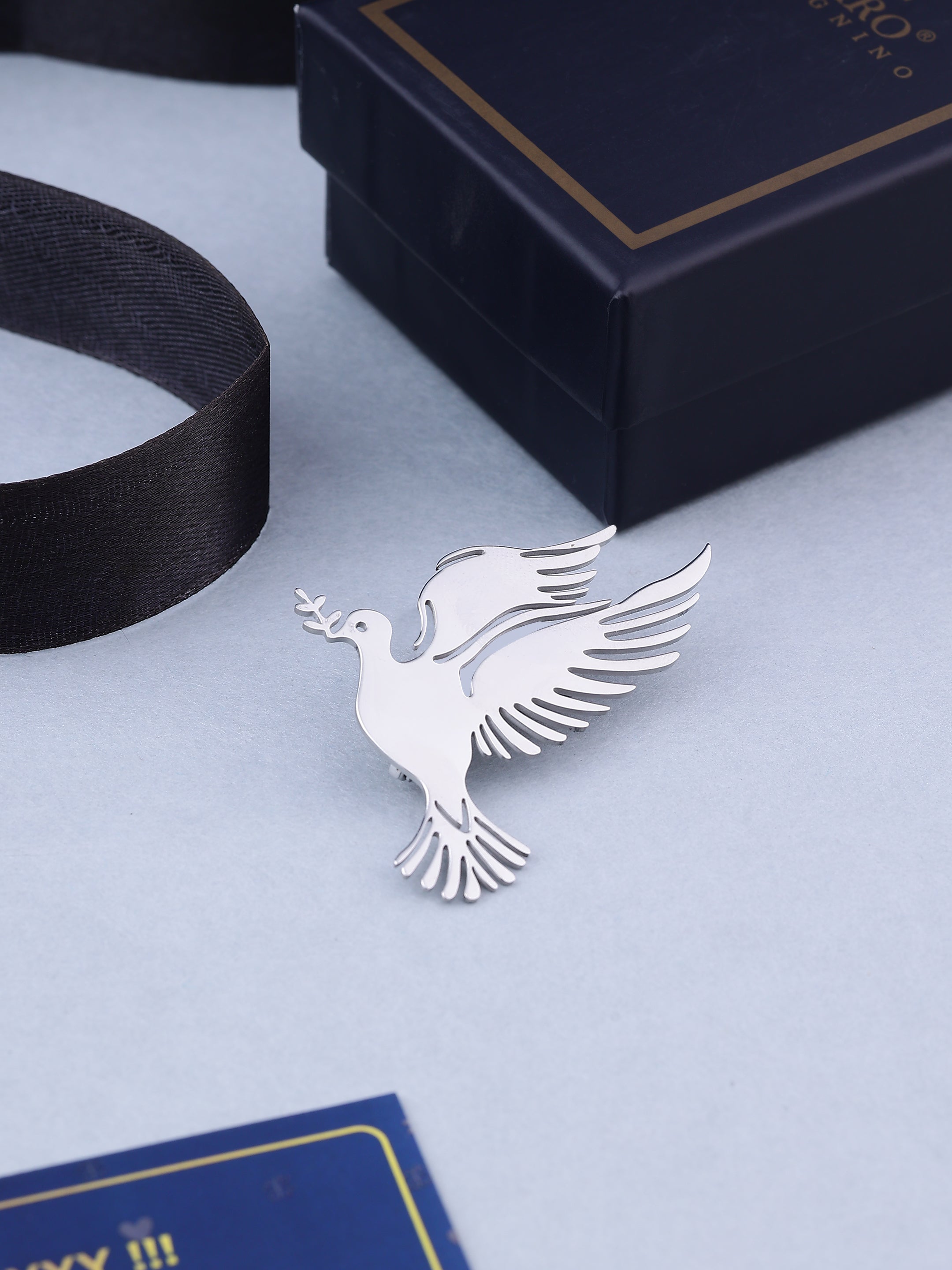 Silver Dove Brooch