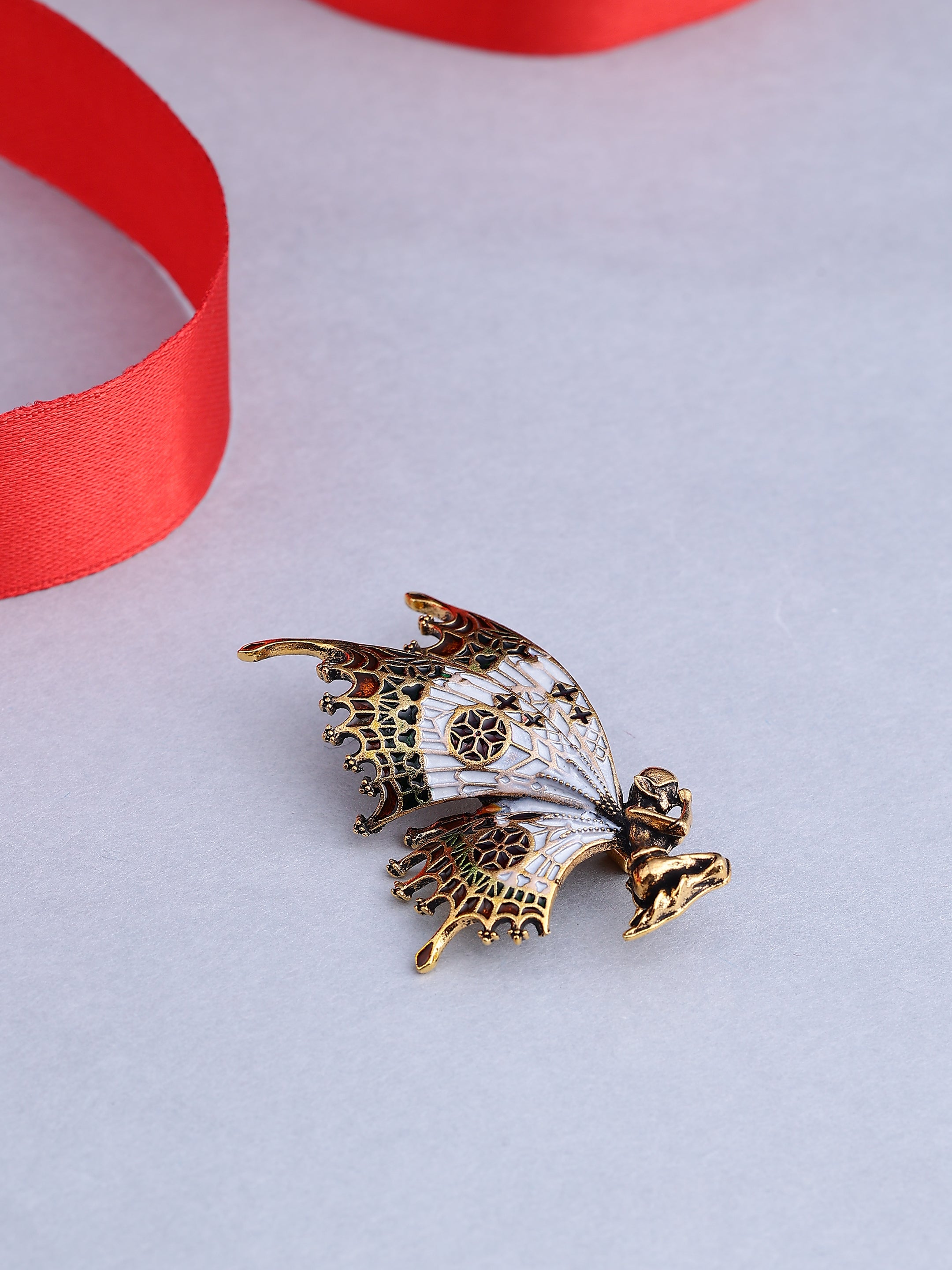 Vintage Fairy Wing Lapel Brooch