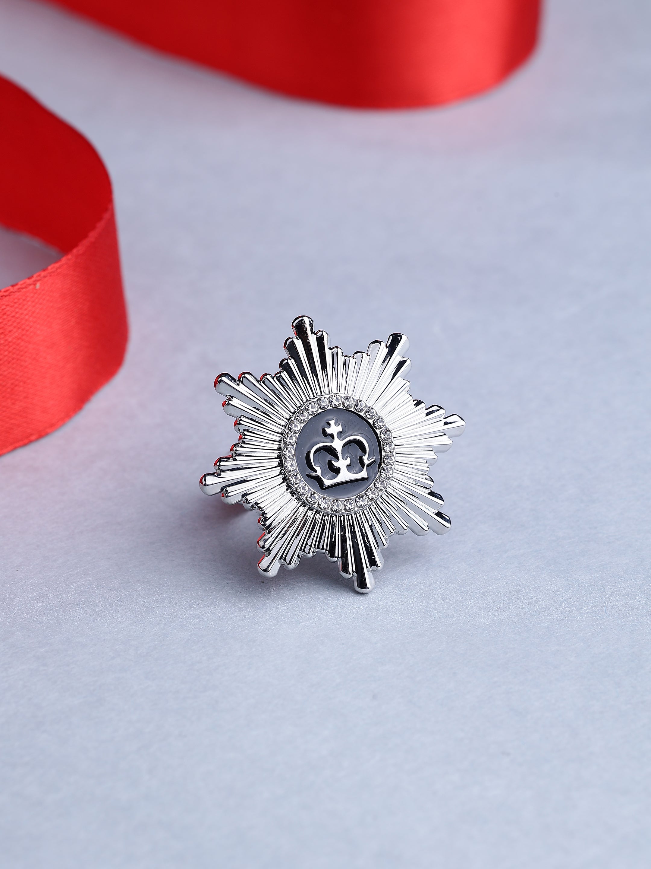 Imperial Crest Tie Ring
