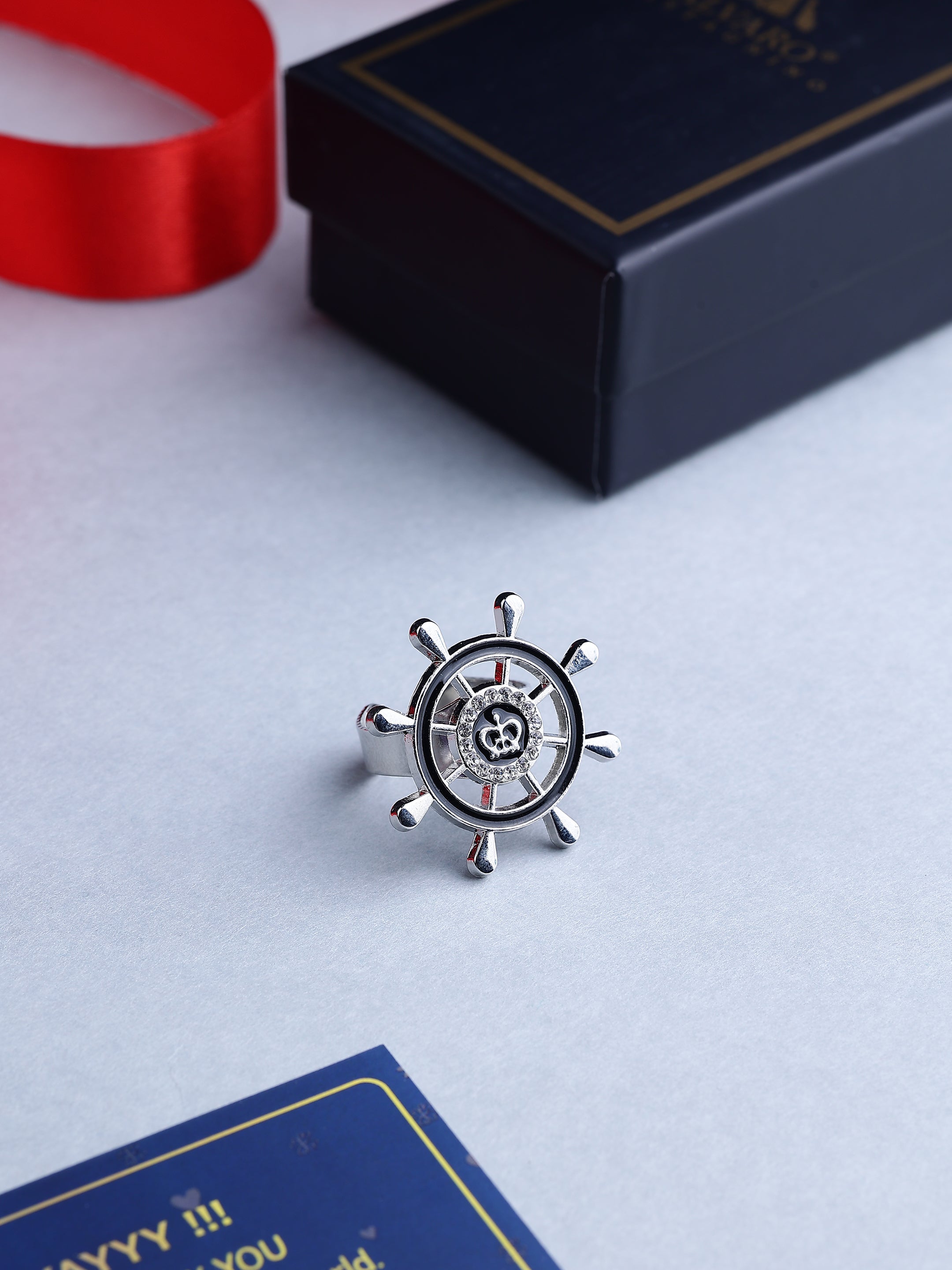 Captain's Helm Tie Ring