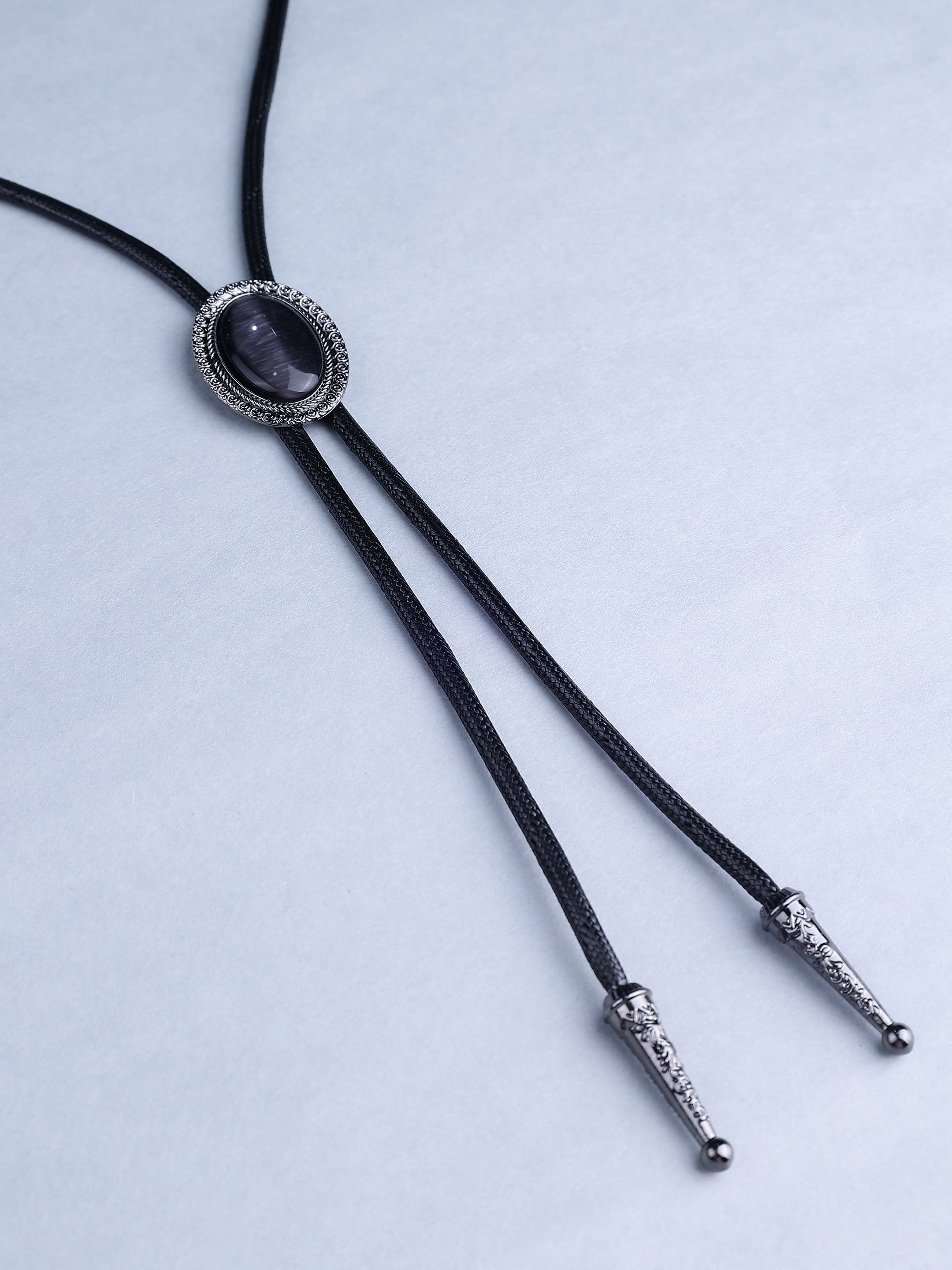 Blue Stone Bolo Tie