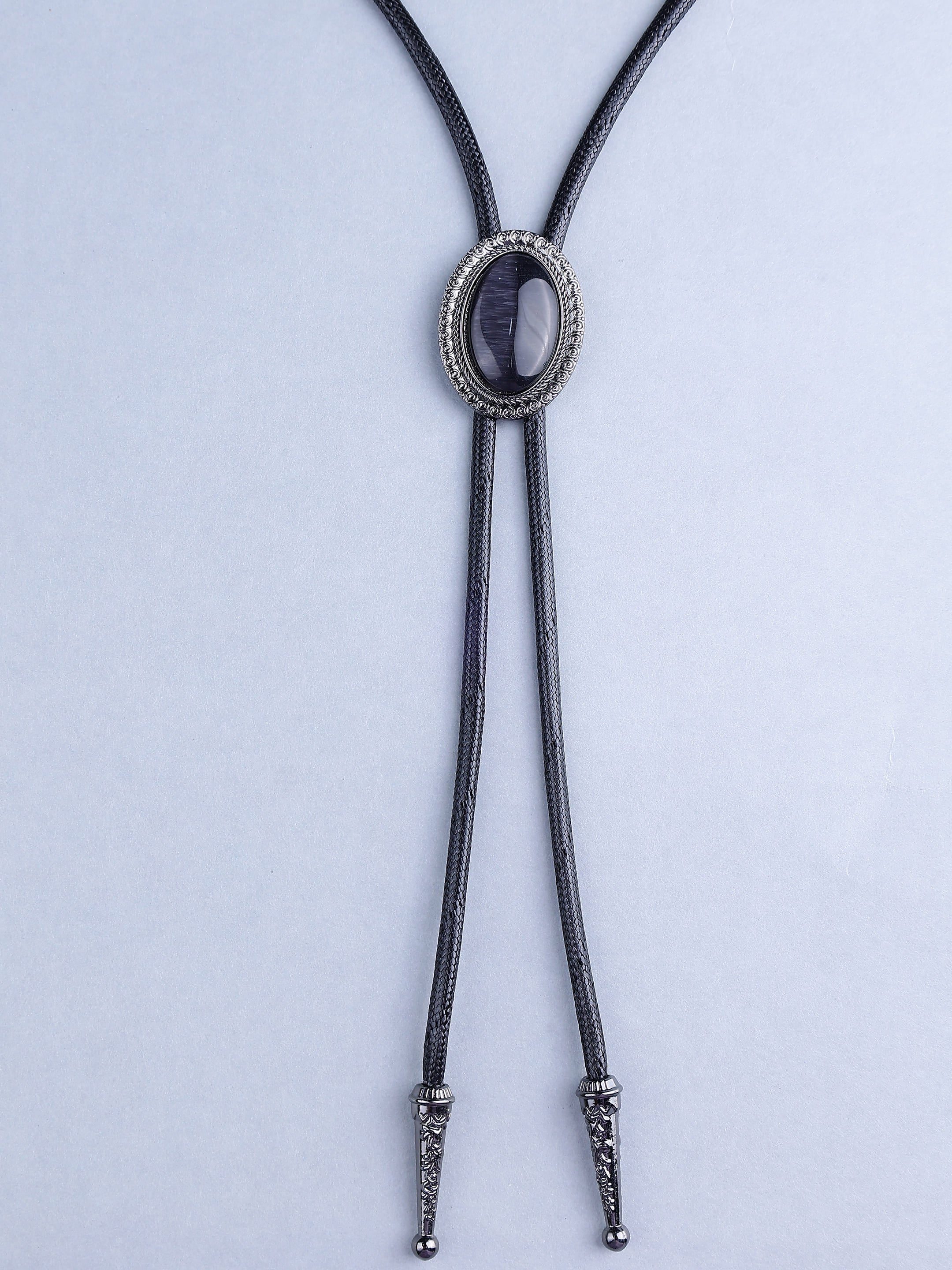 Blue Stone Bolo Tie