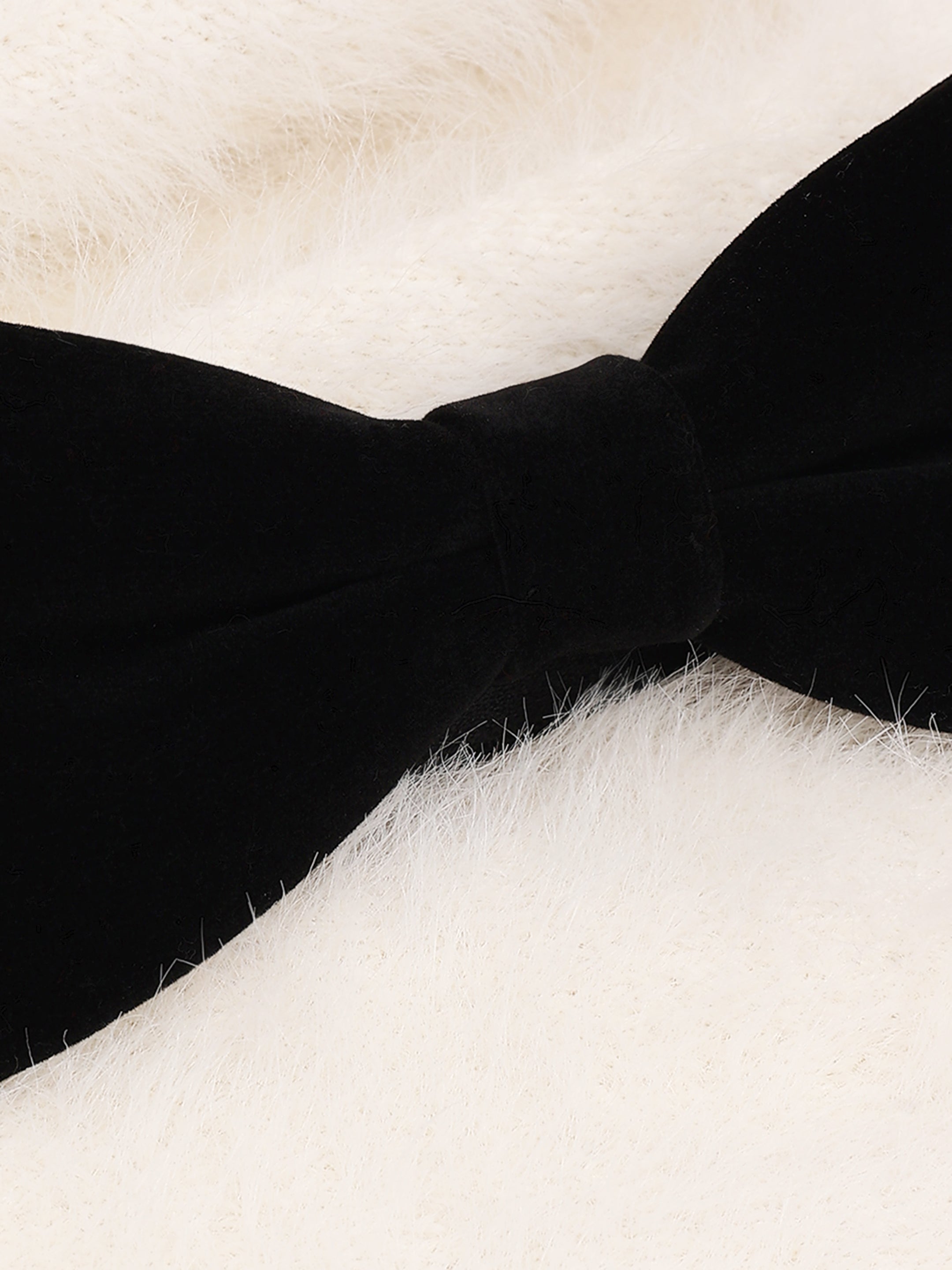 Black Velvet Bow Tie