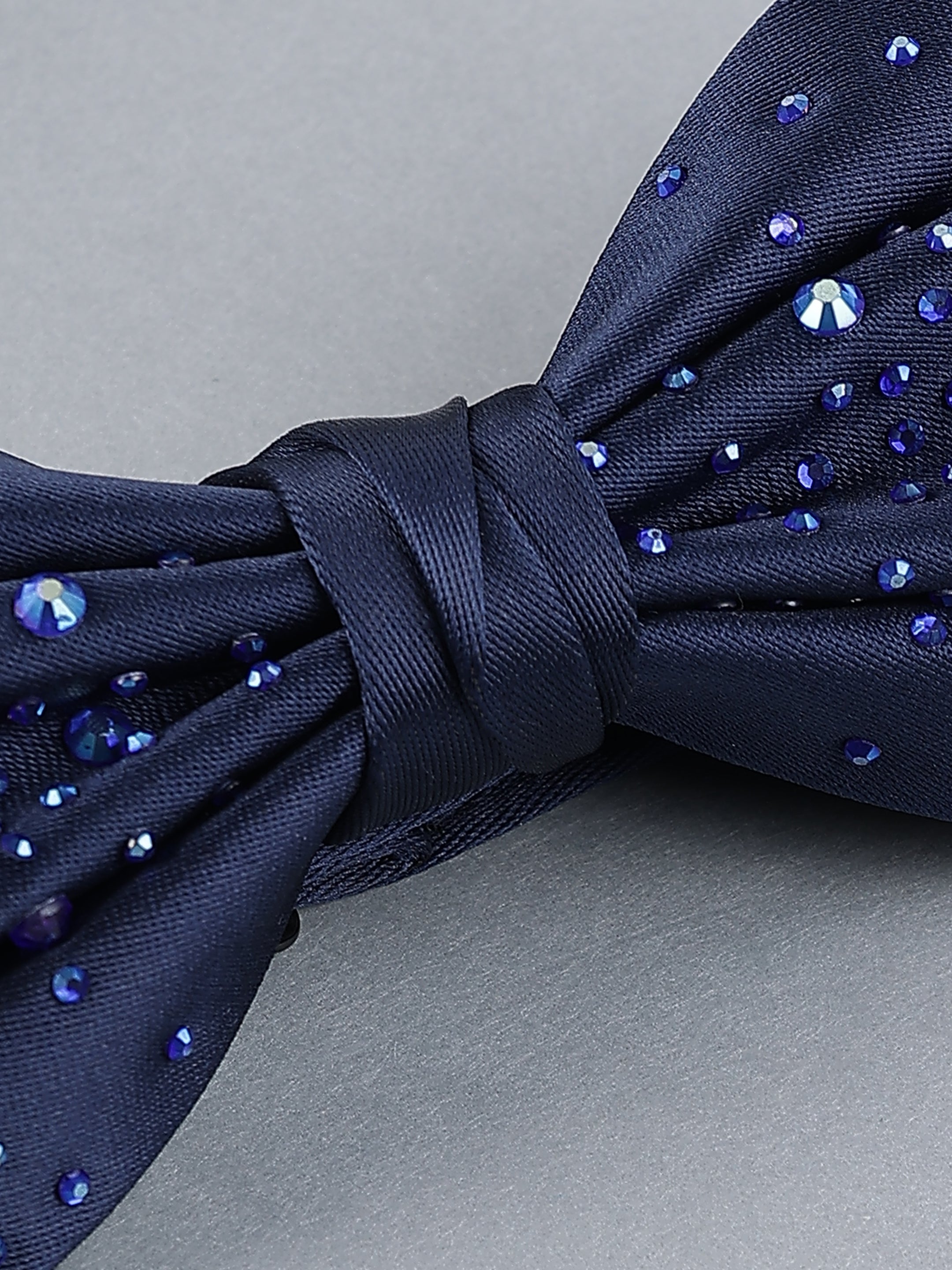 Sapphire Galaxy Stardust Bow Tie