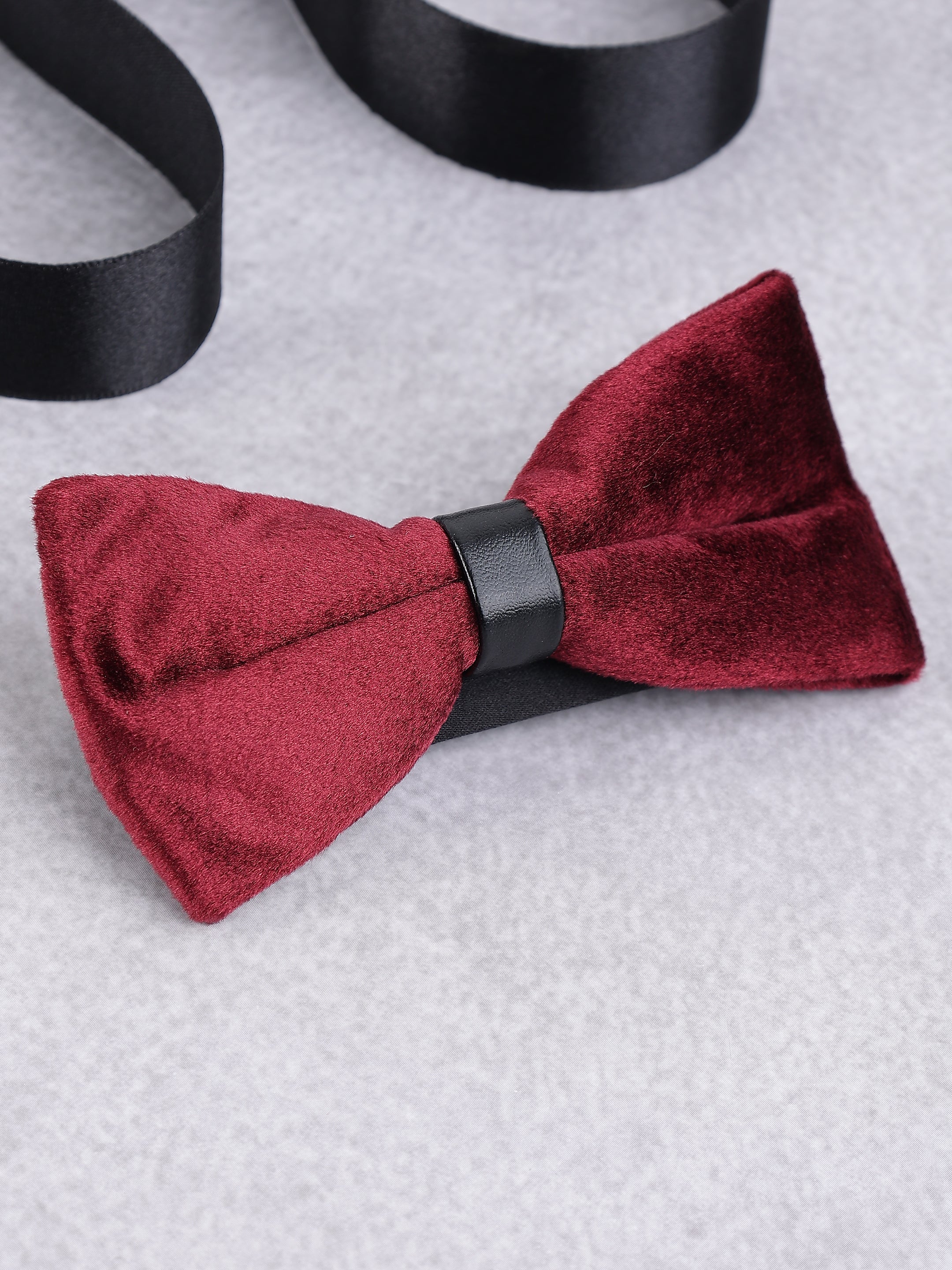 Crimson Monarch Bow Tie