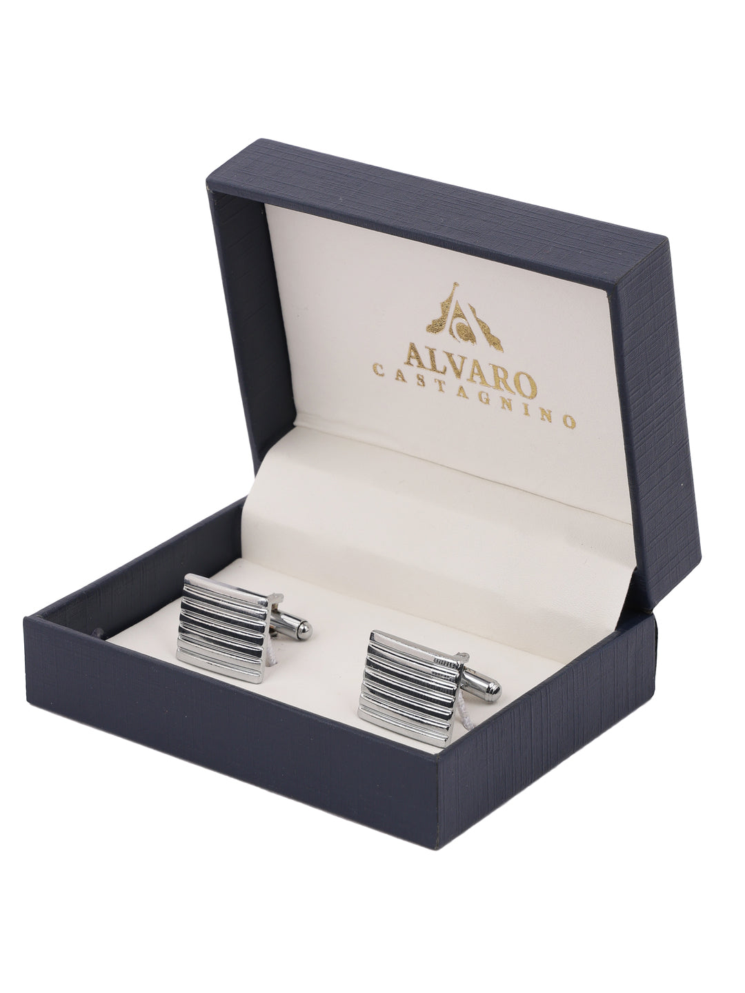 Alvaro Castagnino Silver Coloured Cufflink for Men