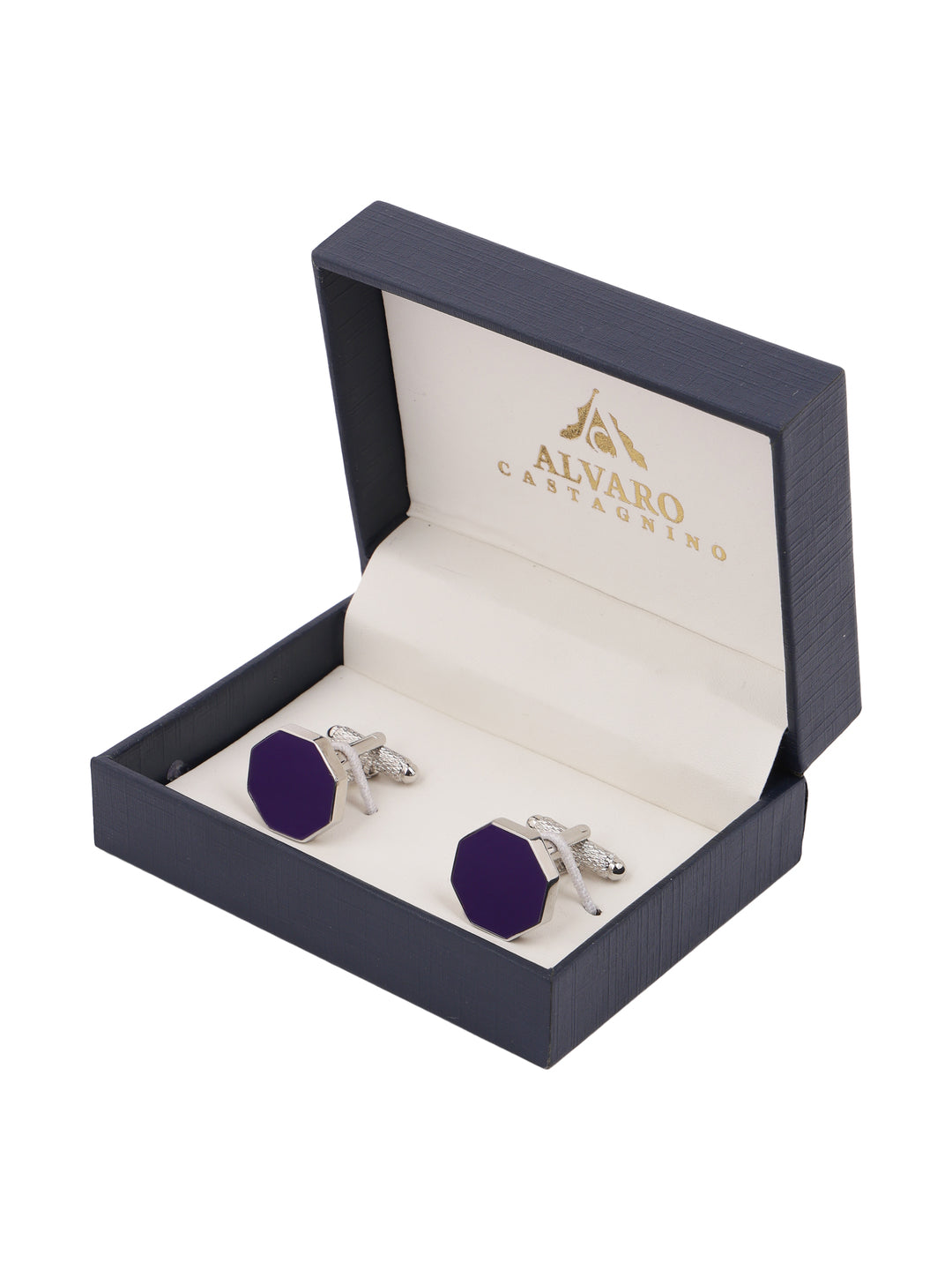 Alvaro Castagnino Purple Coloured Cufflink for Men