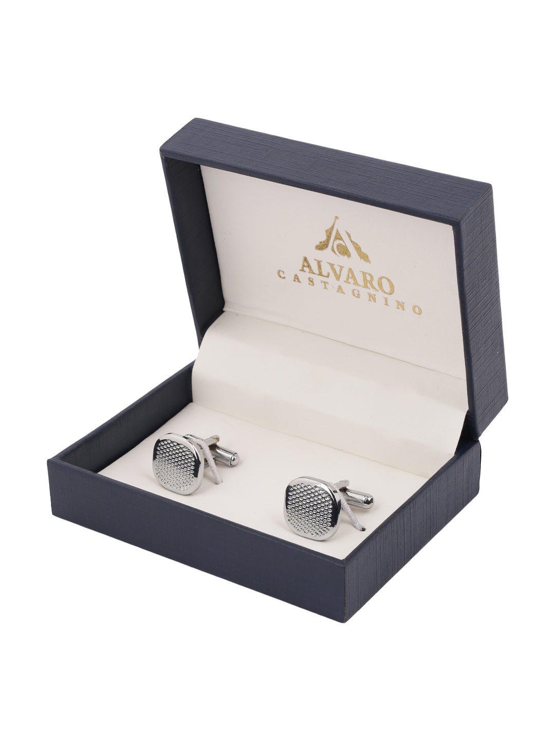 Alvaro Castagnino Silver Coloured Cufflink for Men