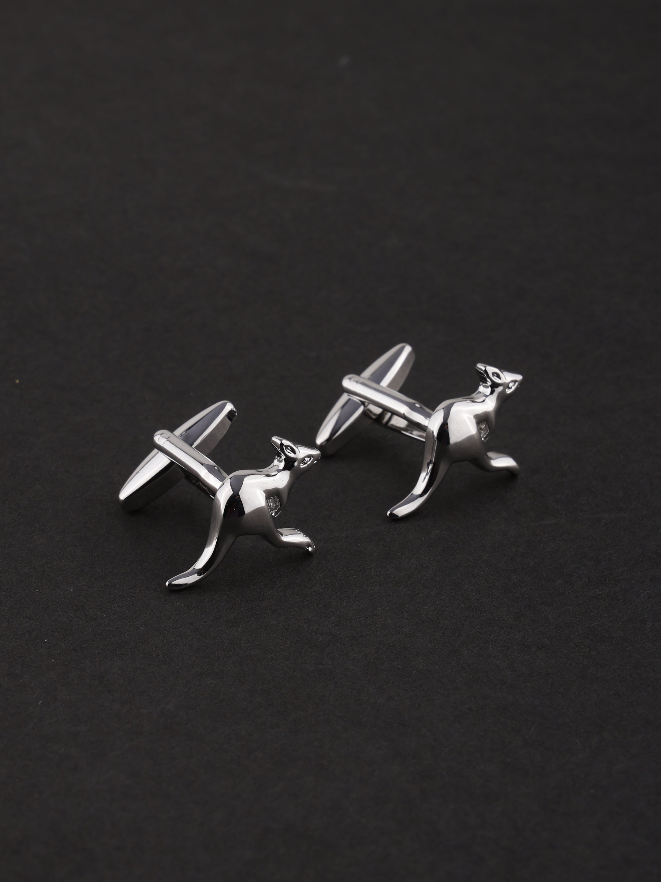 Kangaroo Silver Cufflinks