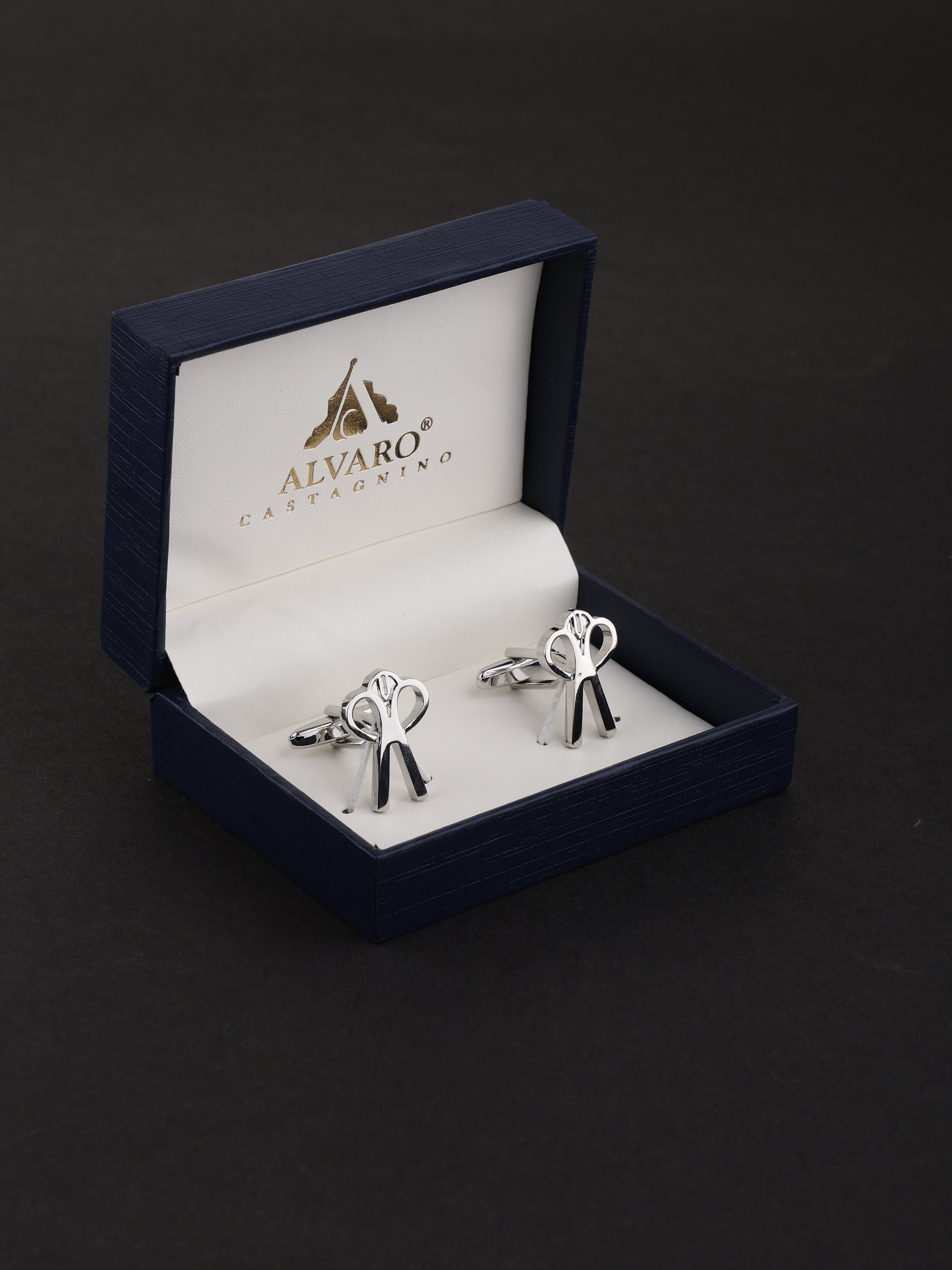 Scissors Silver Cufflinks