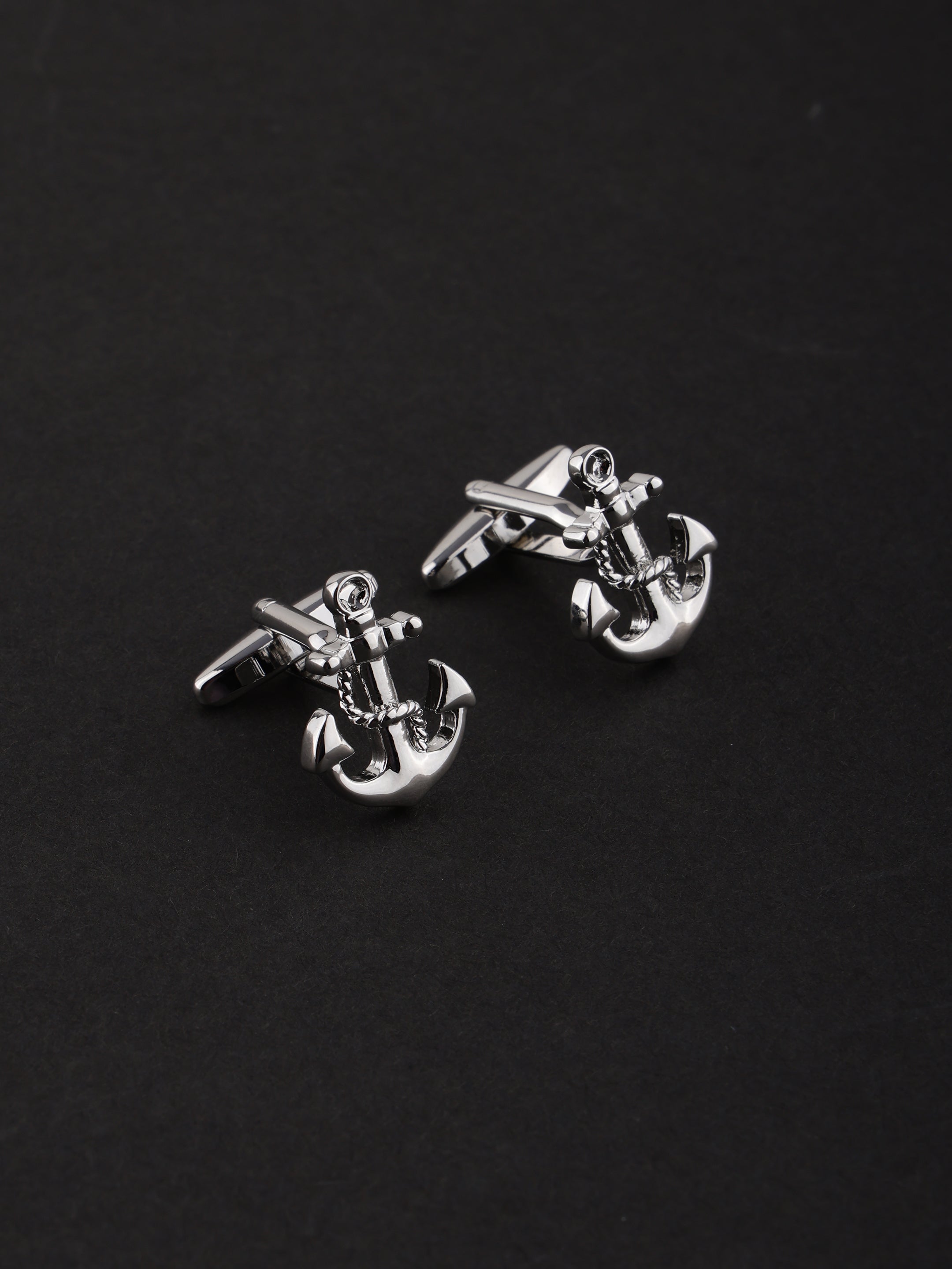 Anchor Silver Cufflinks