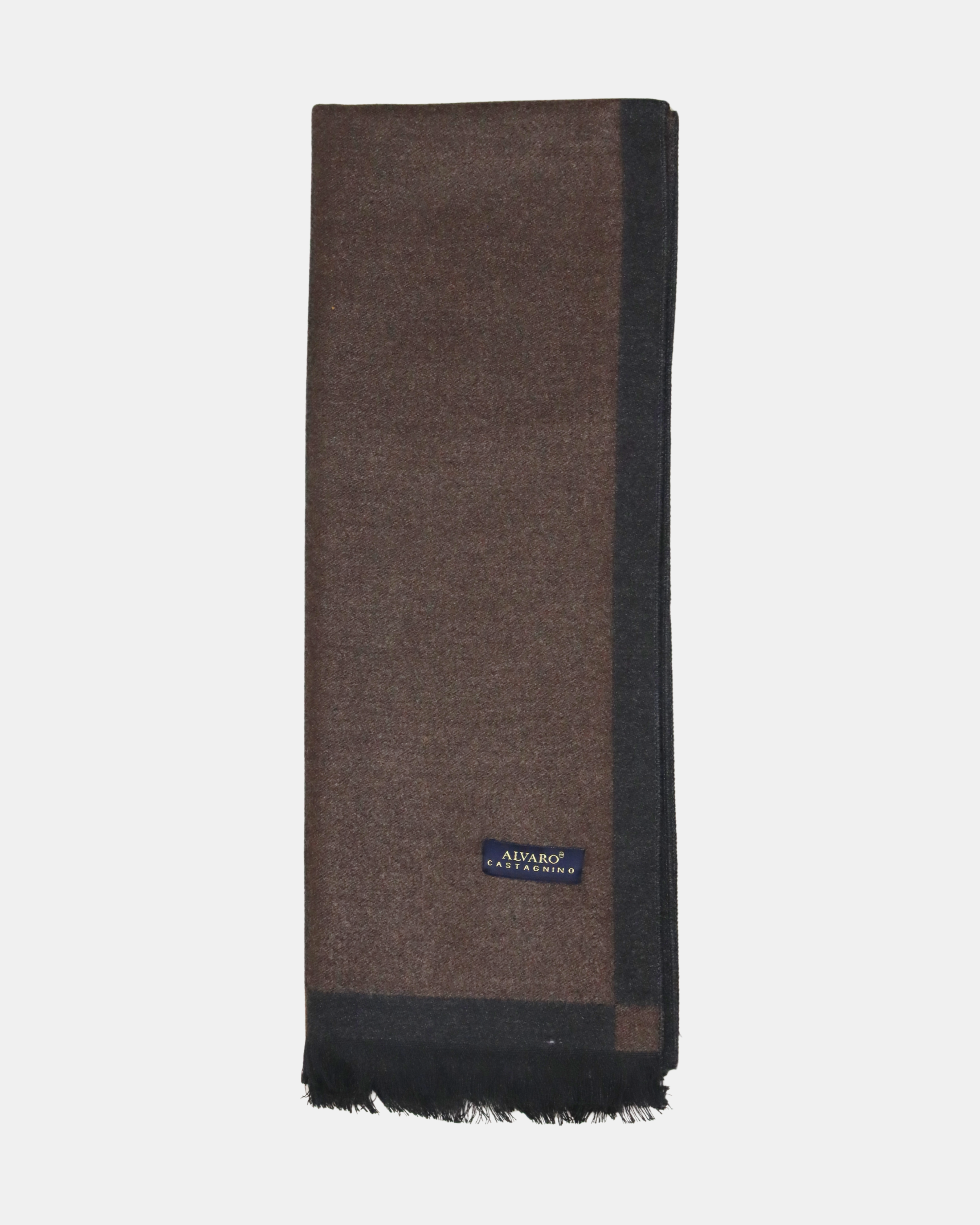 Brown & Black Solid Winter Muffler