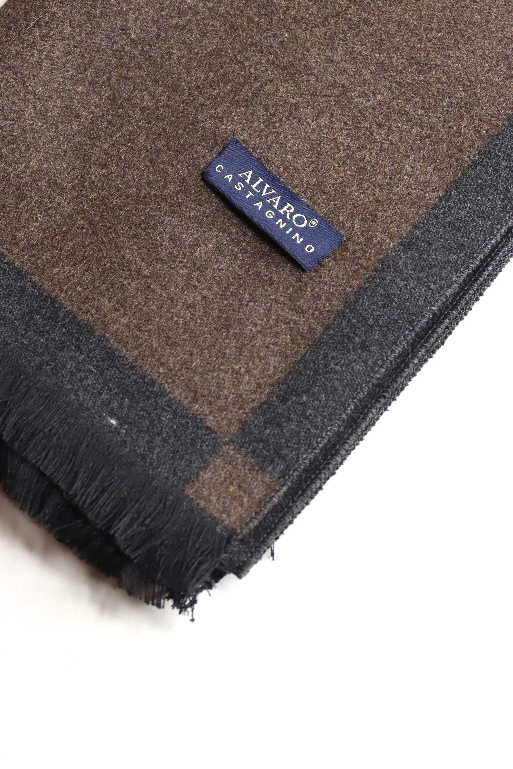 Brown & Black Solid Winter Muffler
