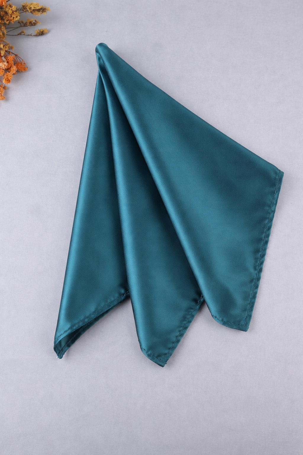 Green Solid Pocket Square