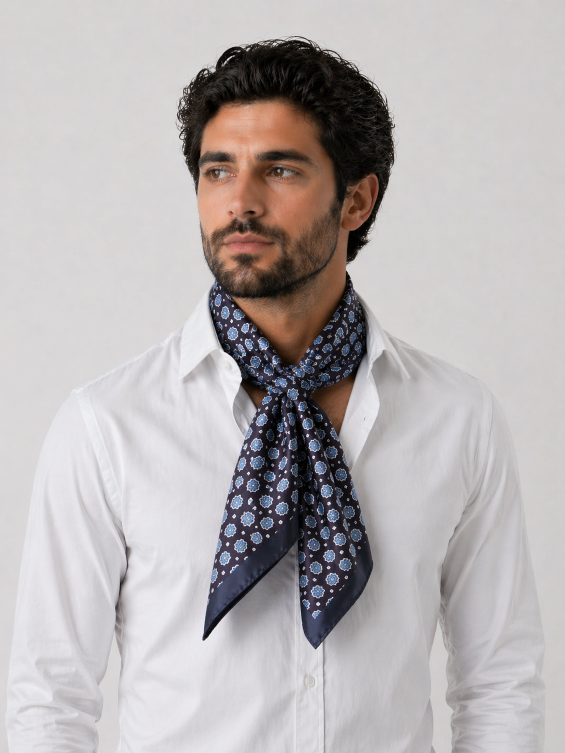 Heritage Floral Medallion Neckerchief