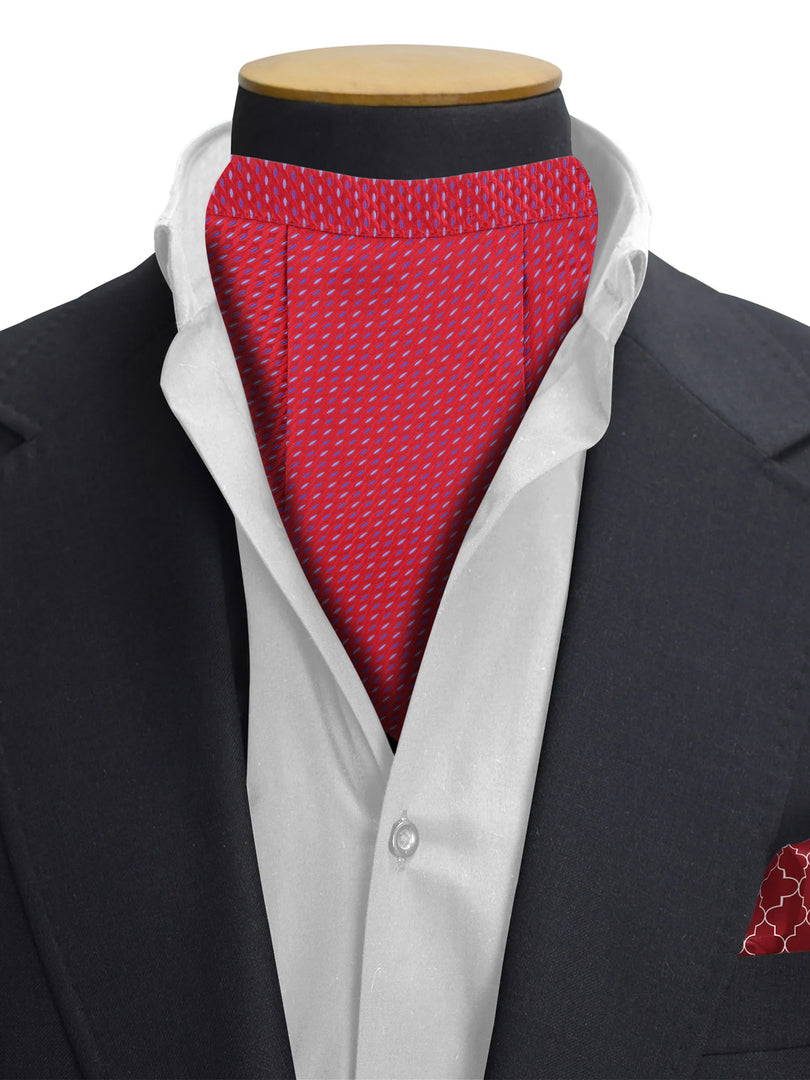 Maroon Dotted Patterned Cravat