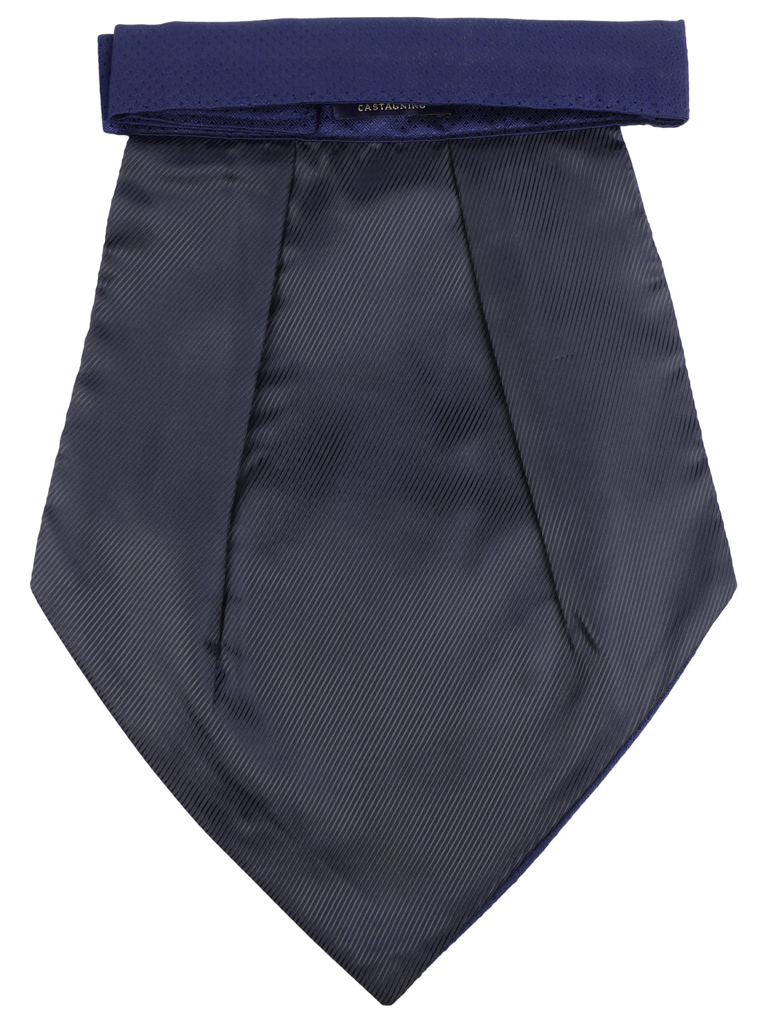 Navy Blue Basket Weave Cravat