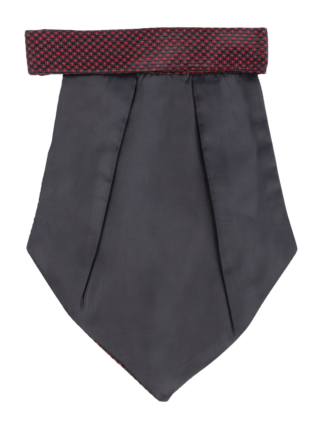 Maroon Pinpoint Cravat & Pocket Square Set