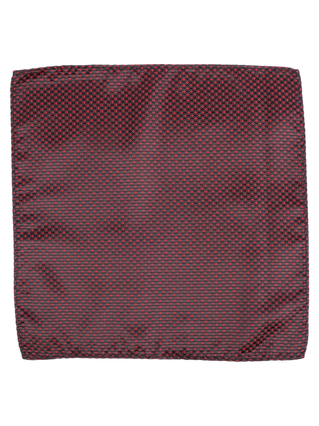 Maroon Pinpoint Cravat & Pocket Square Set