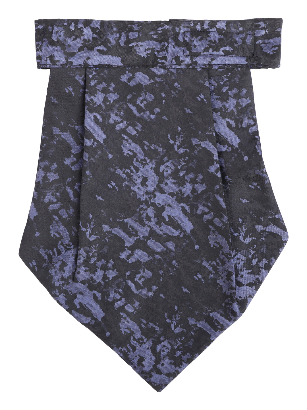 Black & Blue Marbled Cravat & Pocket Square Set