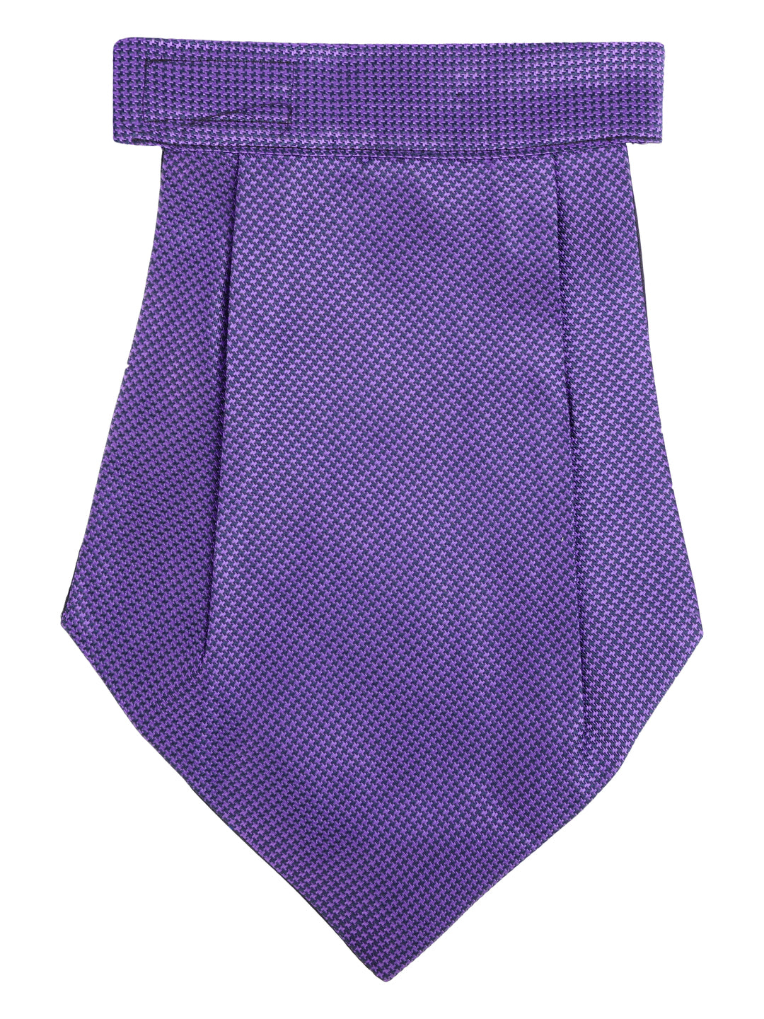 Purple Weave Textured Cravat & Pocket Square Set