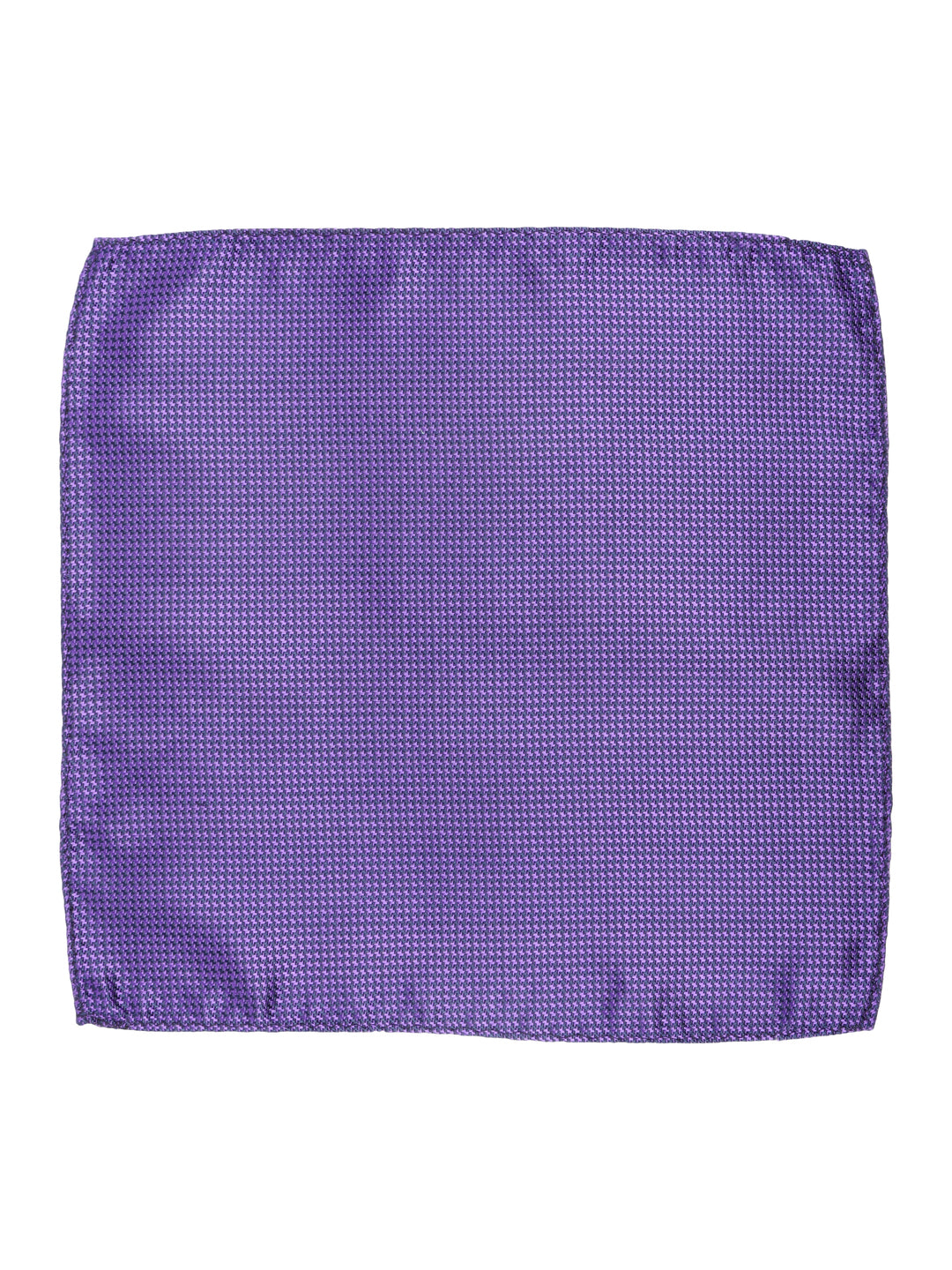 Purple Weave Textured Cravat & Pocket Square Set