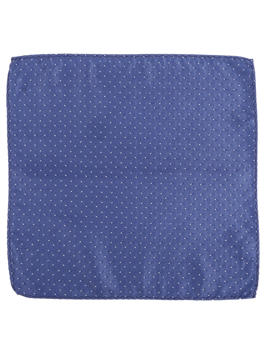 Navy Blue Dotted Cravat & Pocket Square Set