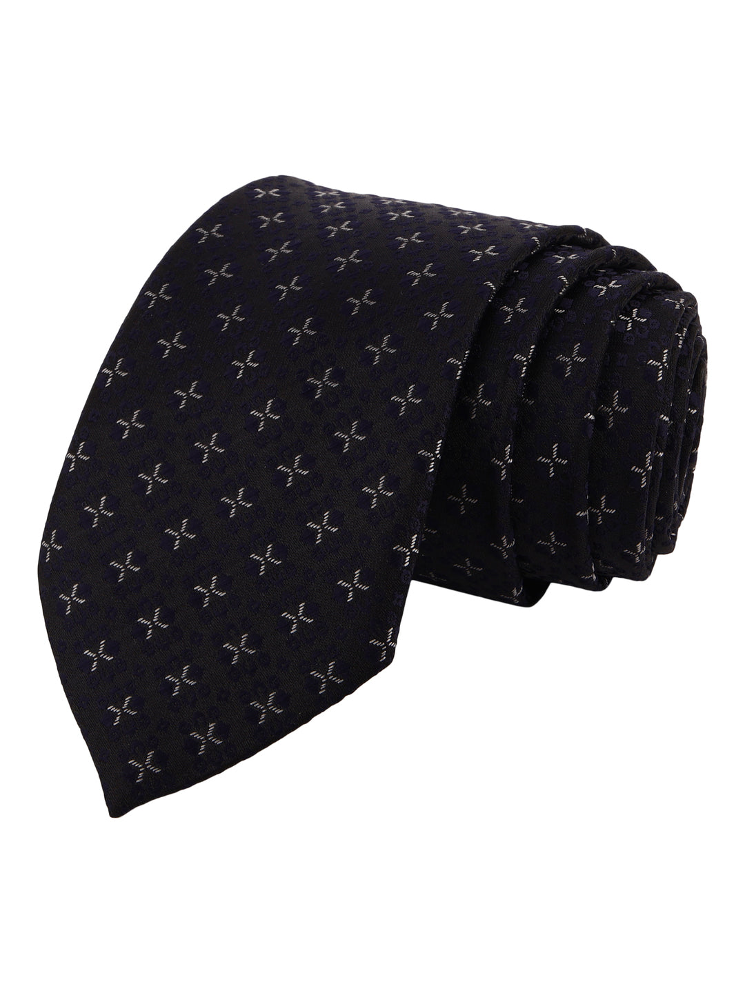 Black Geometric Necktie
