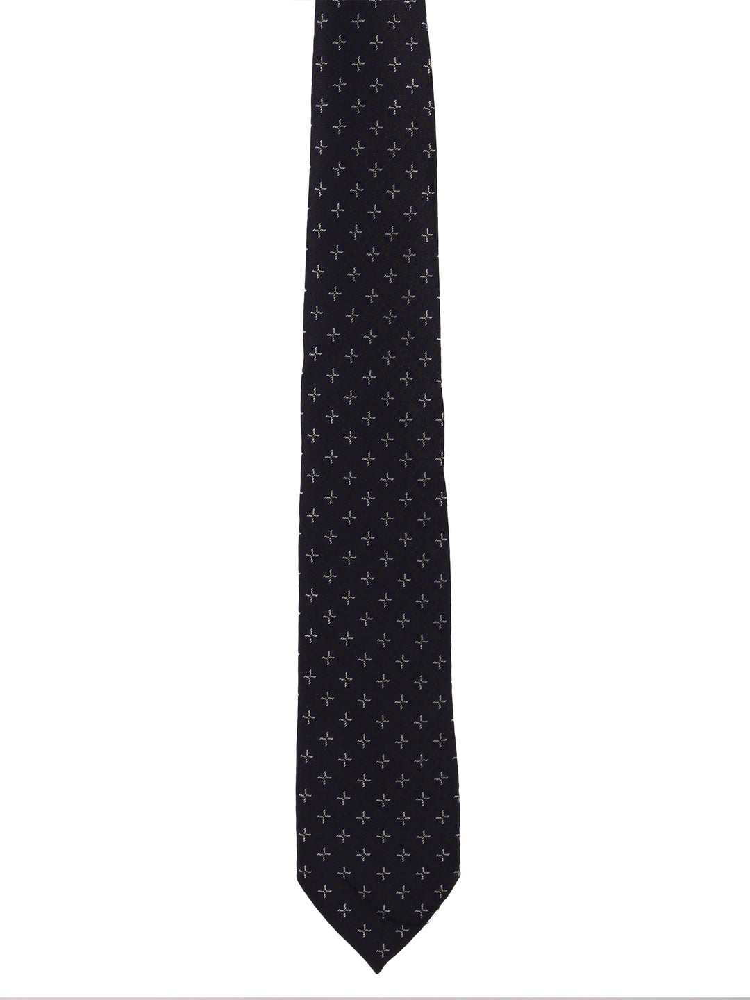 Black Geometric Necktie