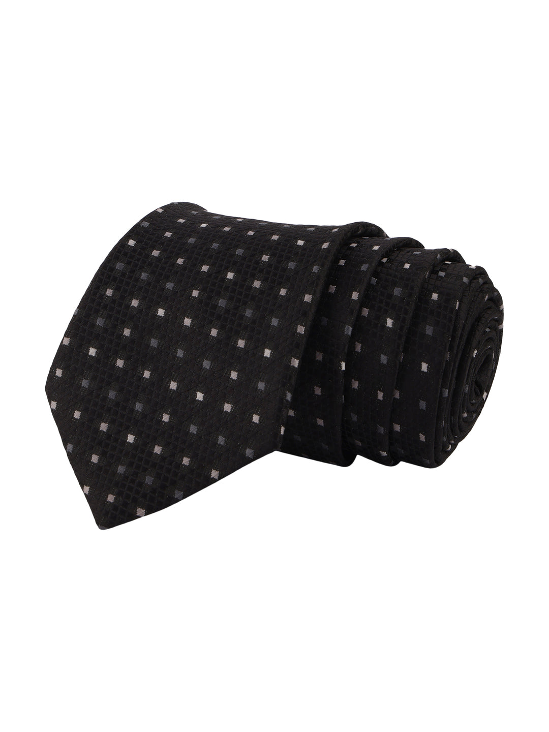 Black Micro Dot Necktie