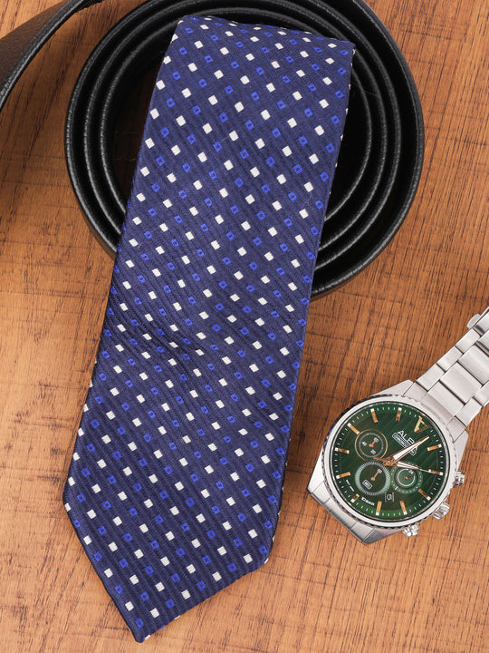 Alvaro Castagnino Blue & White Coloured Necktie for Men