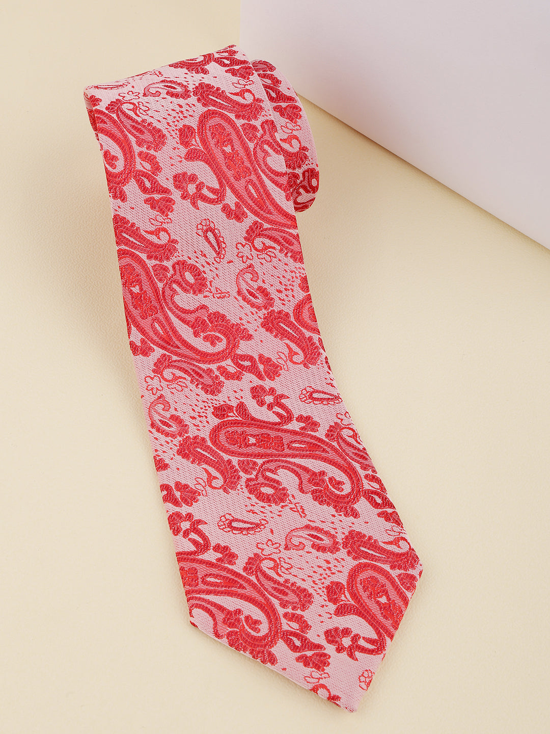 Alvaro Castagnino Red Coloured Necktie for Men