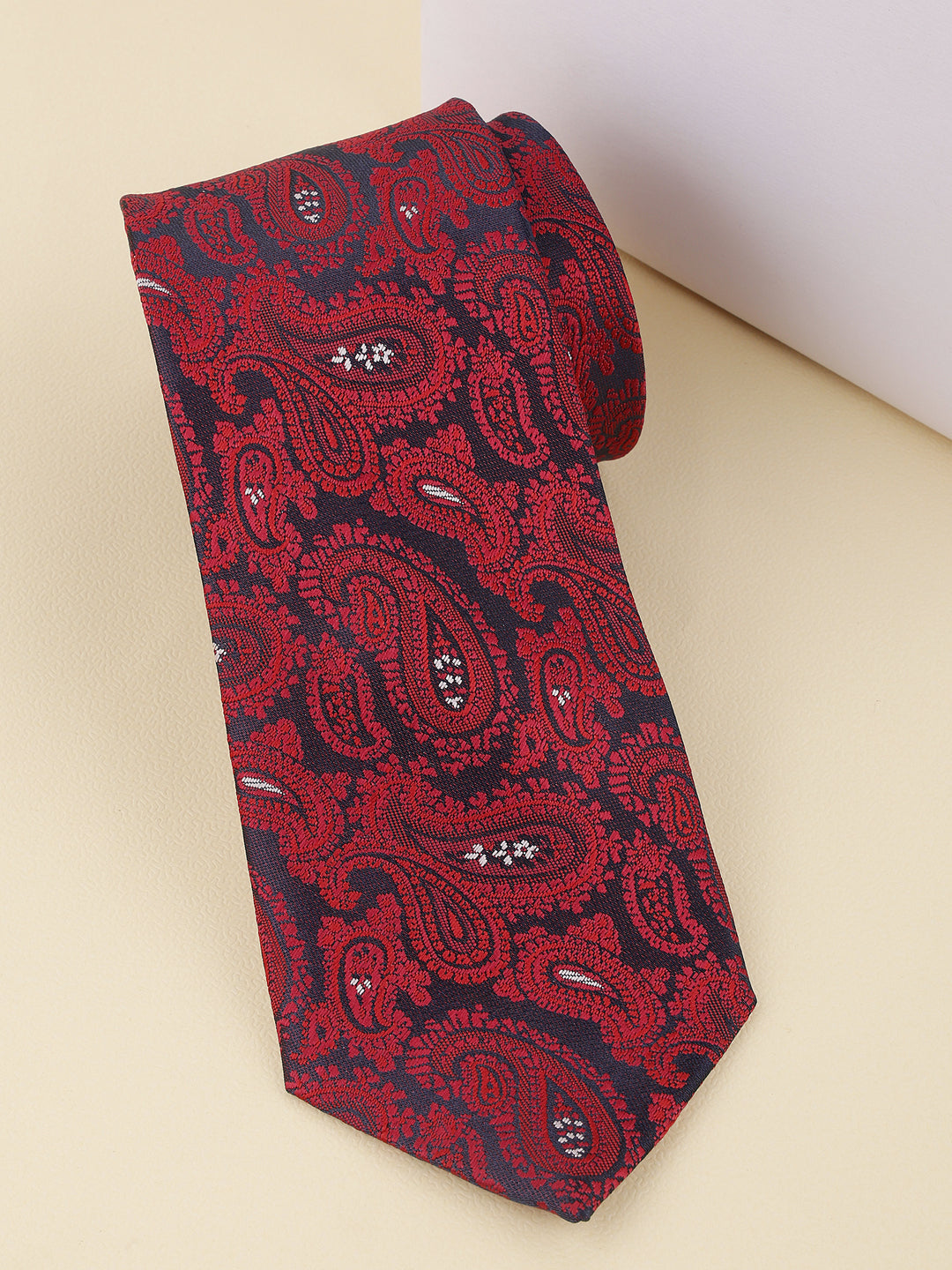 Alvaro Castagnino Maroon Coloured Necktie for Men