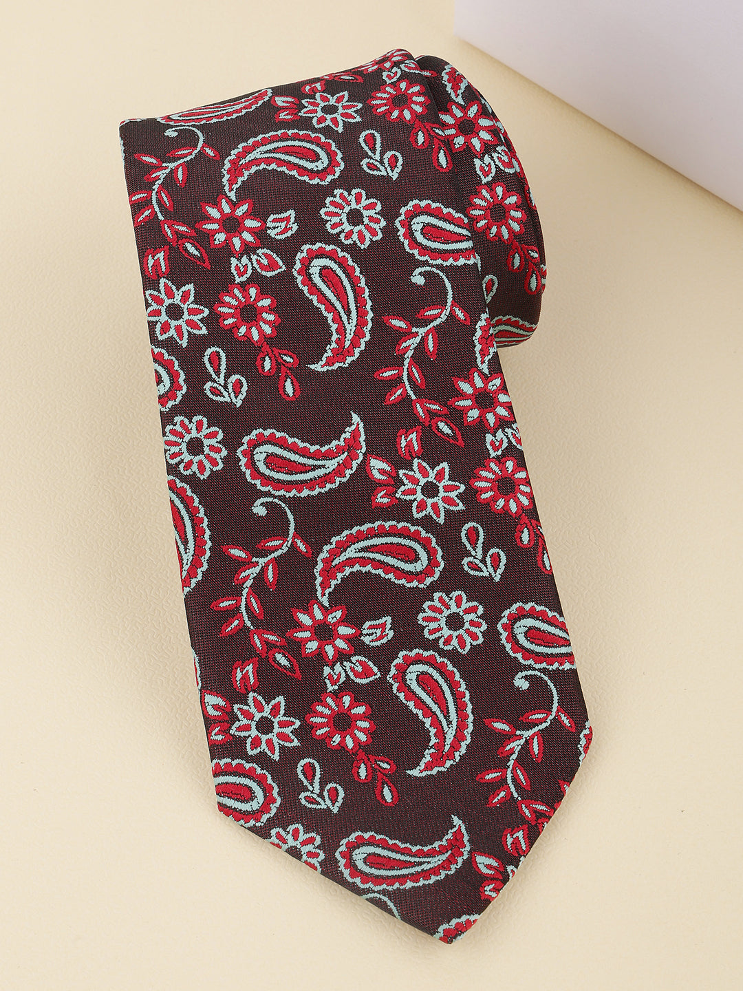 Alvaro Castagnino Maroon Coloured Necktie for Men