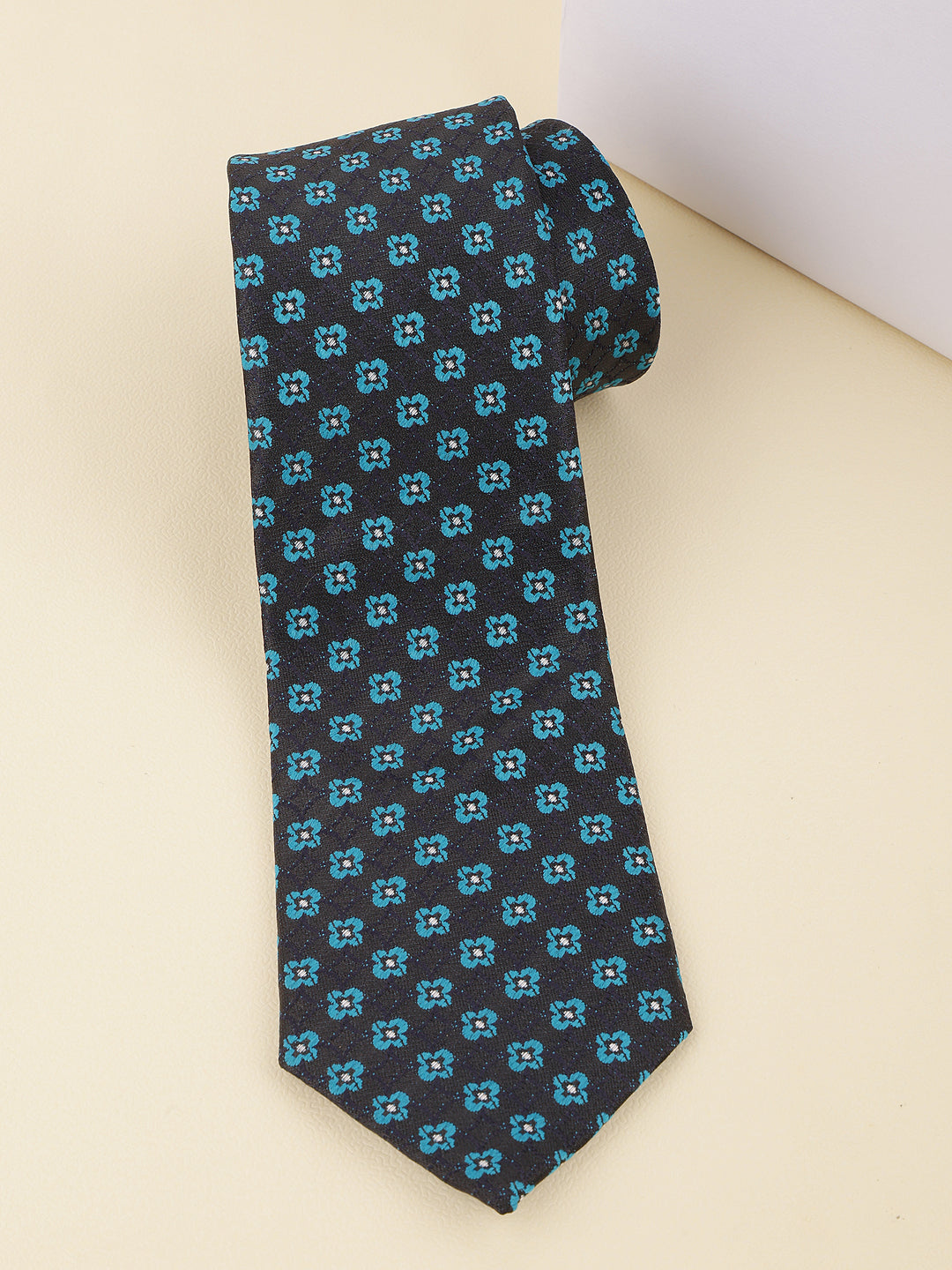 Alvaro Castagnino Black & Blue Coloured Necktie for Men