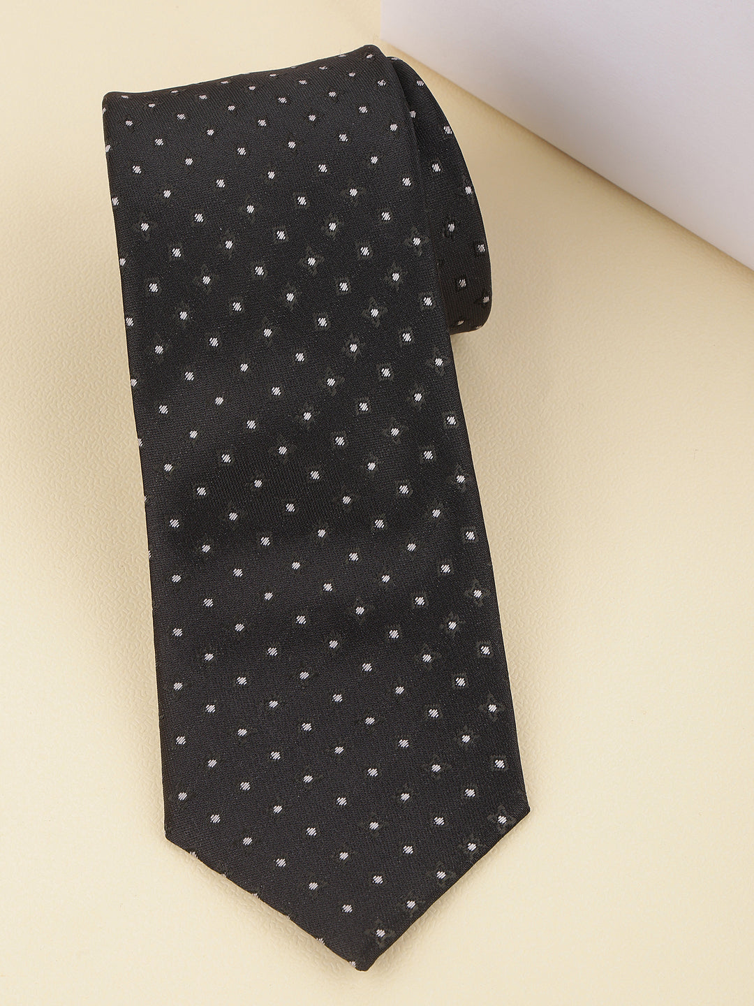 Alvaro Castagnino Black & White Coloured Necktie for Men
